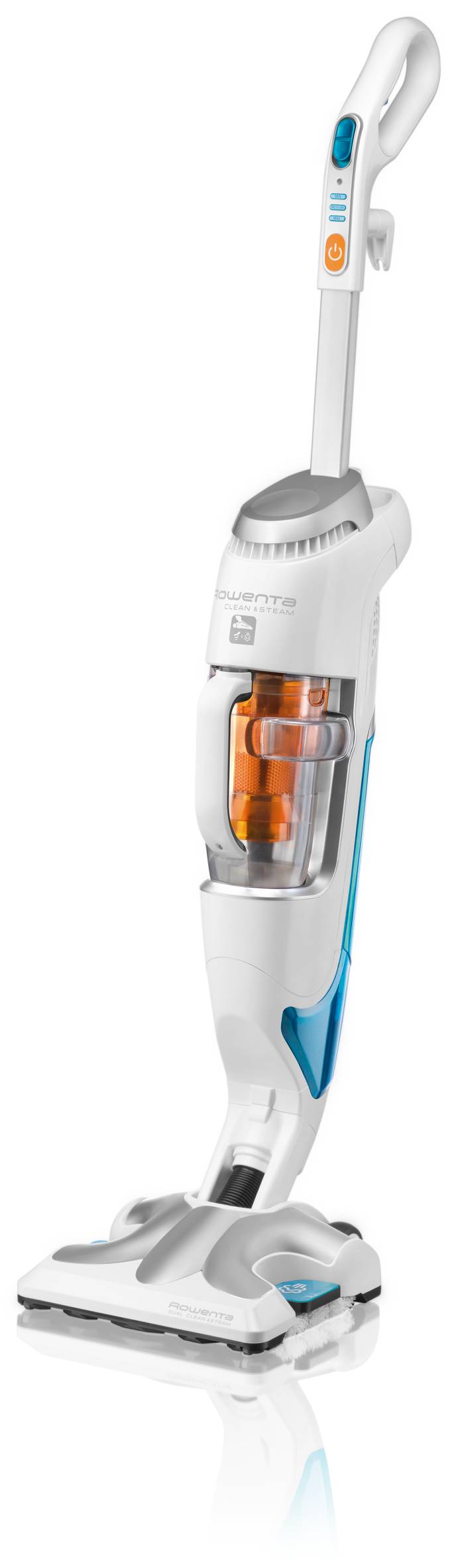 CLEAN & STEAM BLANCO Y PLATEADO 