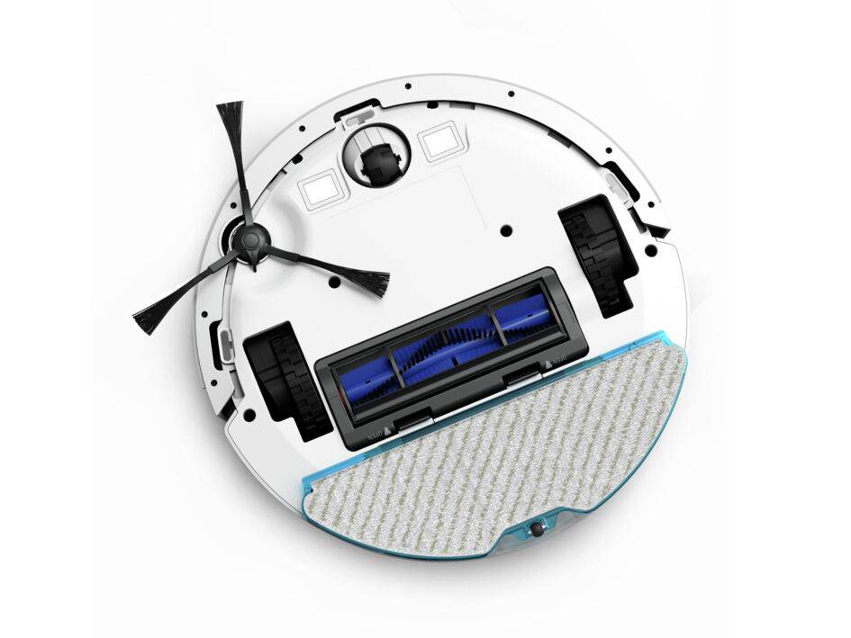 X-Plorer Serie 75 S+, Robot aspirador, Sistema de autovaciado, Limpieza 4 en 1, Navegación láser, Blanco