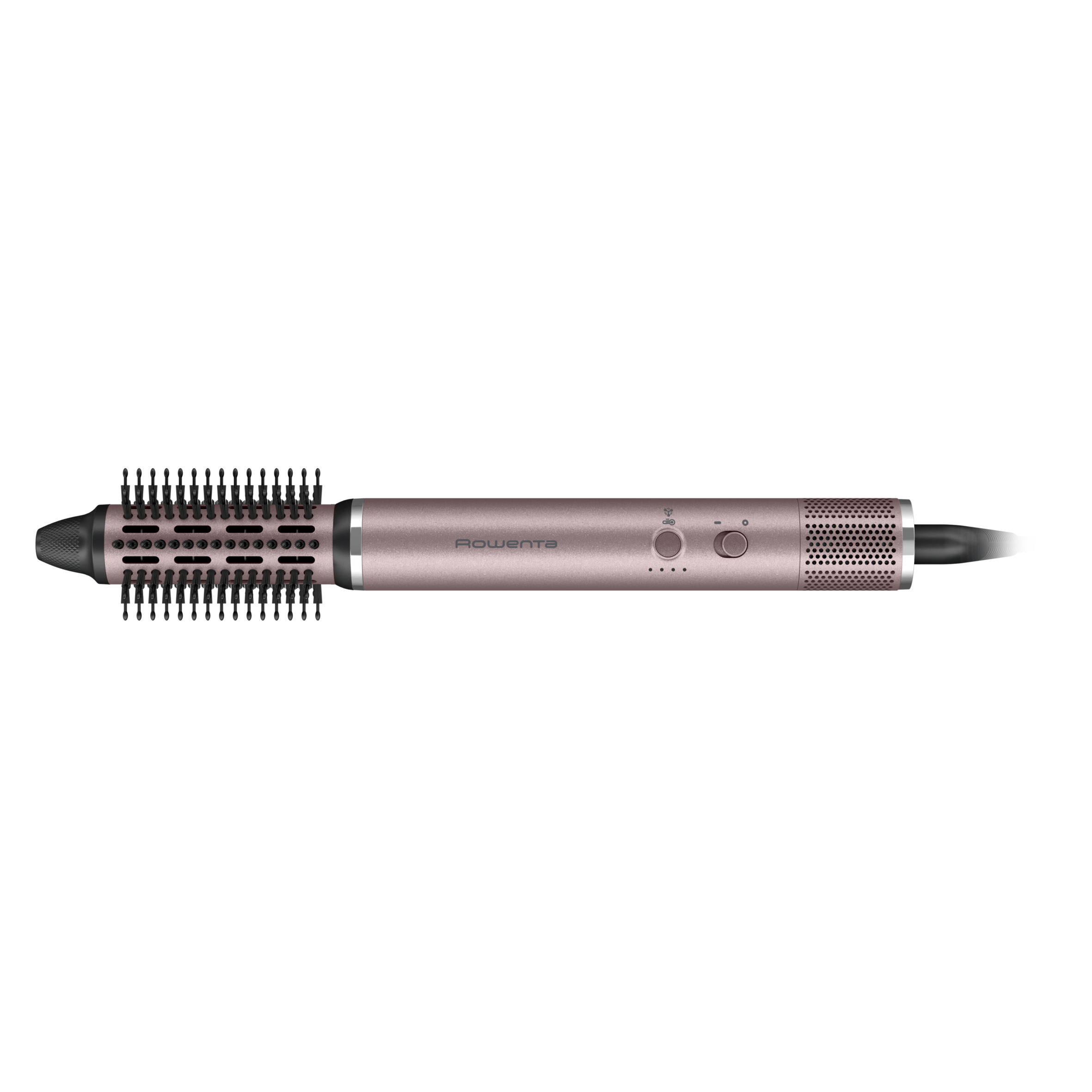 Air Nano de Rowenta, Moldeador de cabello, Motor digital de alta velocidad, Flujo de aire de hasta 180 km/h, 3 cabezales, 320 g, Diseño Compacto