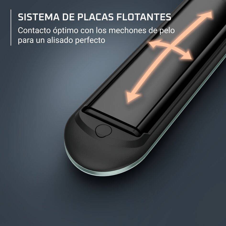 Thermoglide de Rowenta, Plancha de pelo, Tecnología Iónica, Revestimiento de Titanio, 170 a 230°C