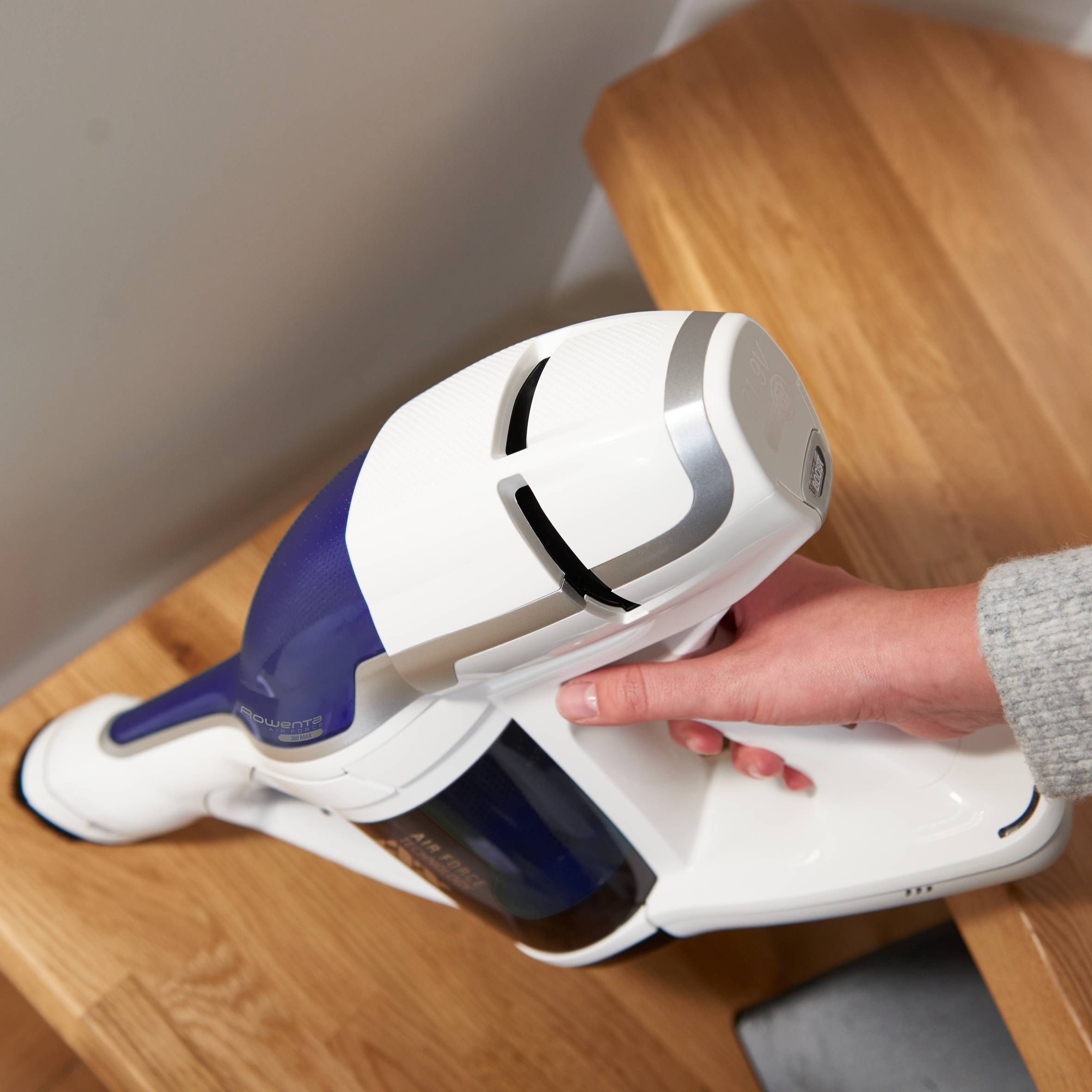 AIR FORCE 360 MAX AZUL Y BLANCO + 2 ACCESORIOS