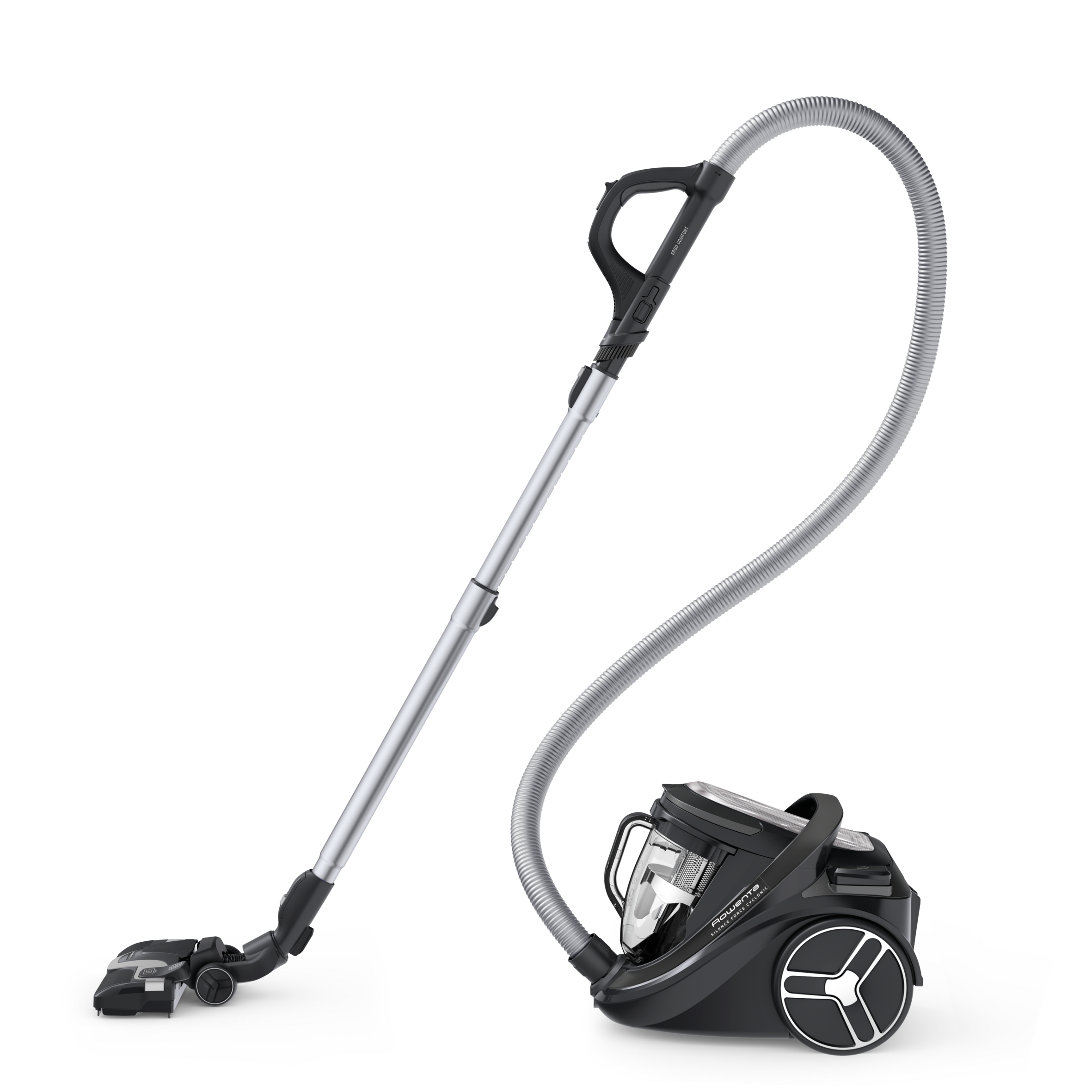 Silence Force Cyclonic Effitech, Aspiradora sin bolsa, Bajo consumo, 59 dB(A), Modelo parqué