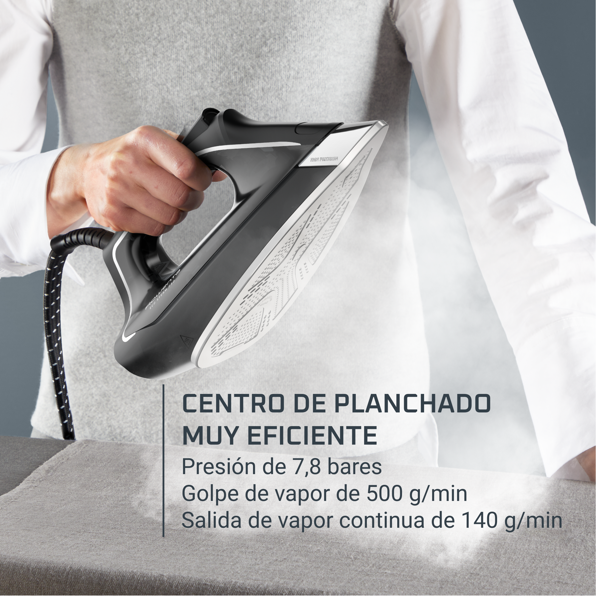Eco Steam Pro, Centro de planchado