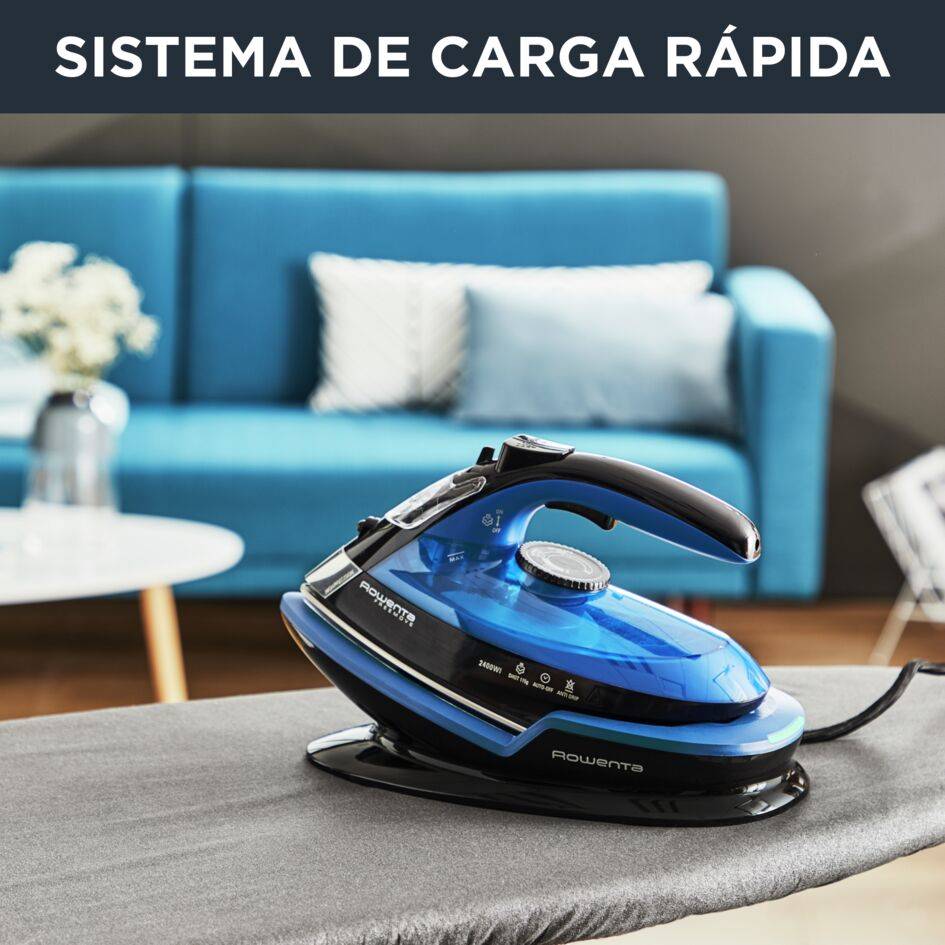 Freemove, Plancha de vapor sin cable, 2400 W, Apagado automático, Diseño ergonómico
