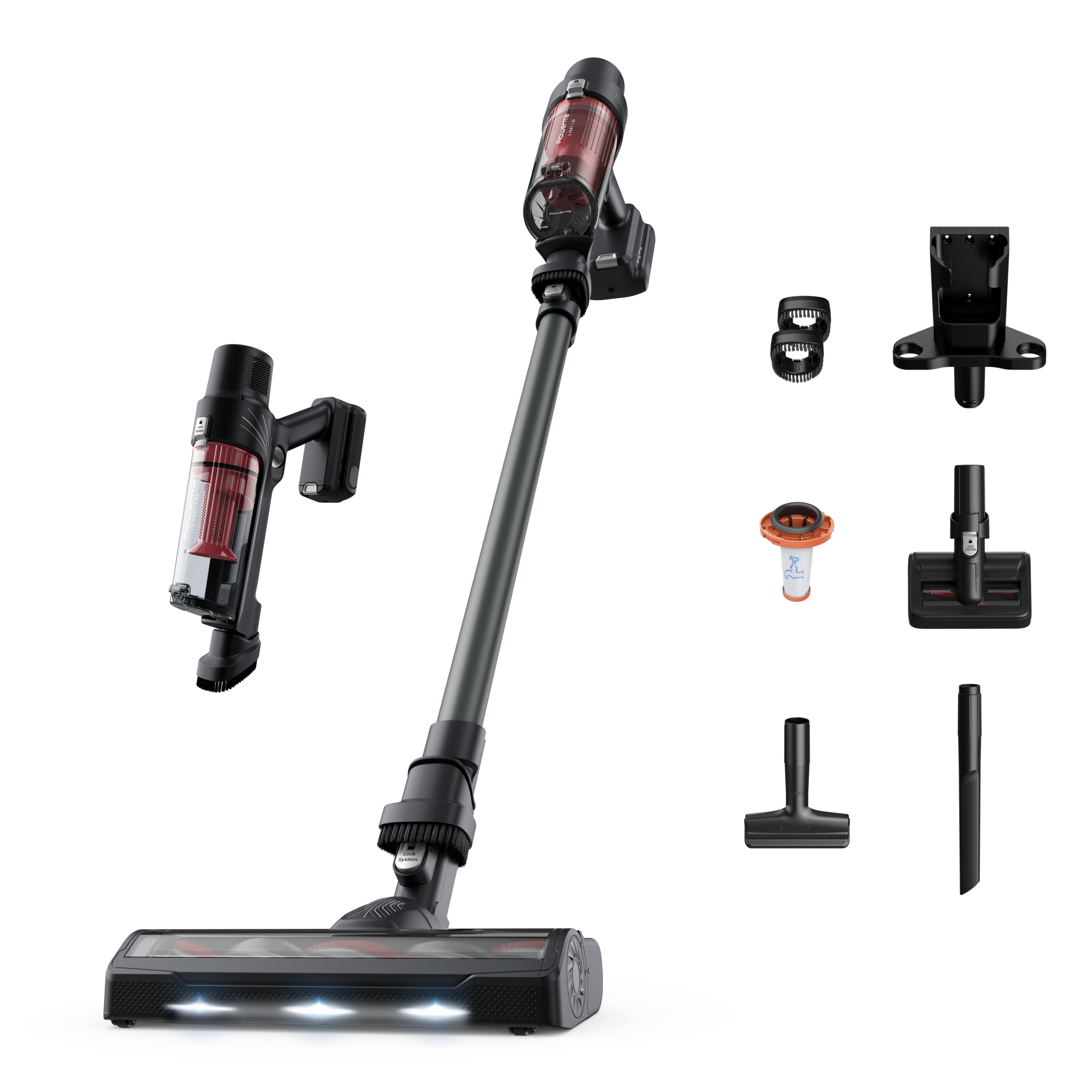 X-PERT 7.60 de Rowenta, Aspiradora Escoba sin Cable, 140&nbsp;W de Potencia, Muy Ligera, Batería de Larga Duración