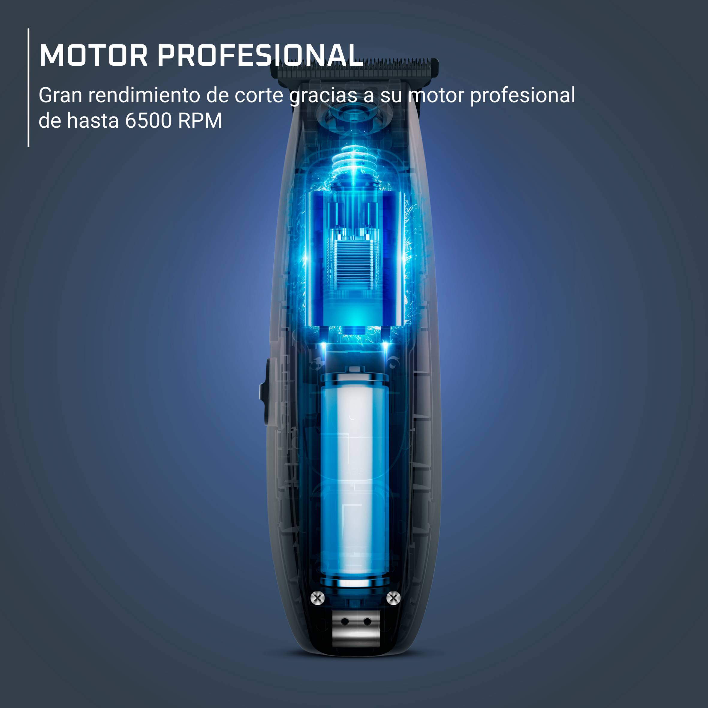 Recortadora de barba Barber Experience de Rowenta, Recubrimiento de carbono tipo diamante, Hoja en T, Gran autonomía