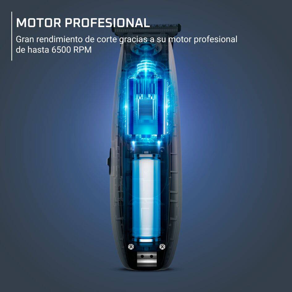 Recortadora de barba Barber Experience de Rowenta, Recubrimiento de carbono tipo diamante, Hoja en T, Gran autonomía