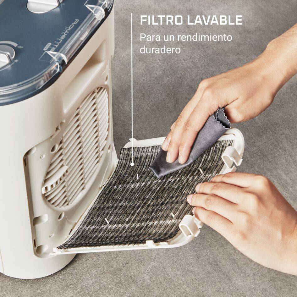 Mini Excel Aqua, Calefactor cerámico, Silencioso, Antisalpicaduras