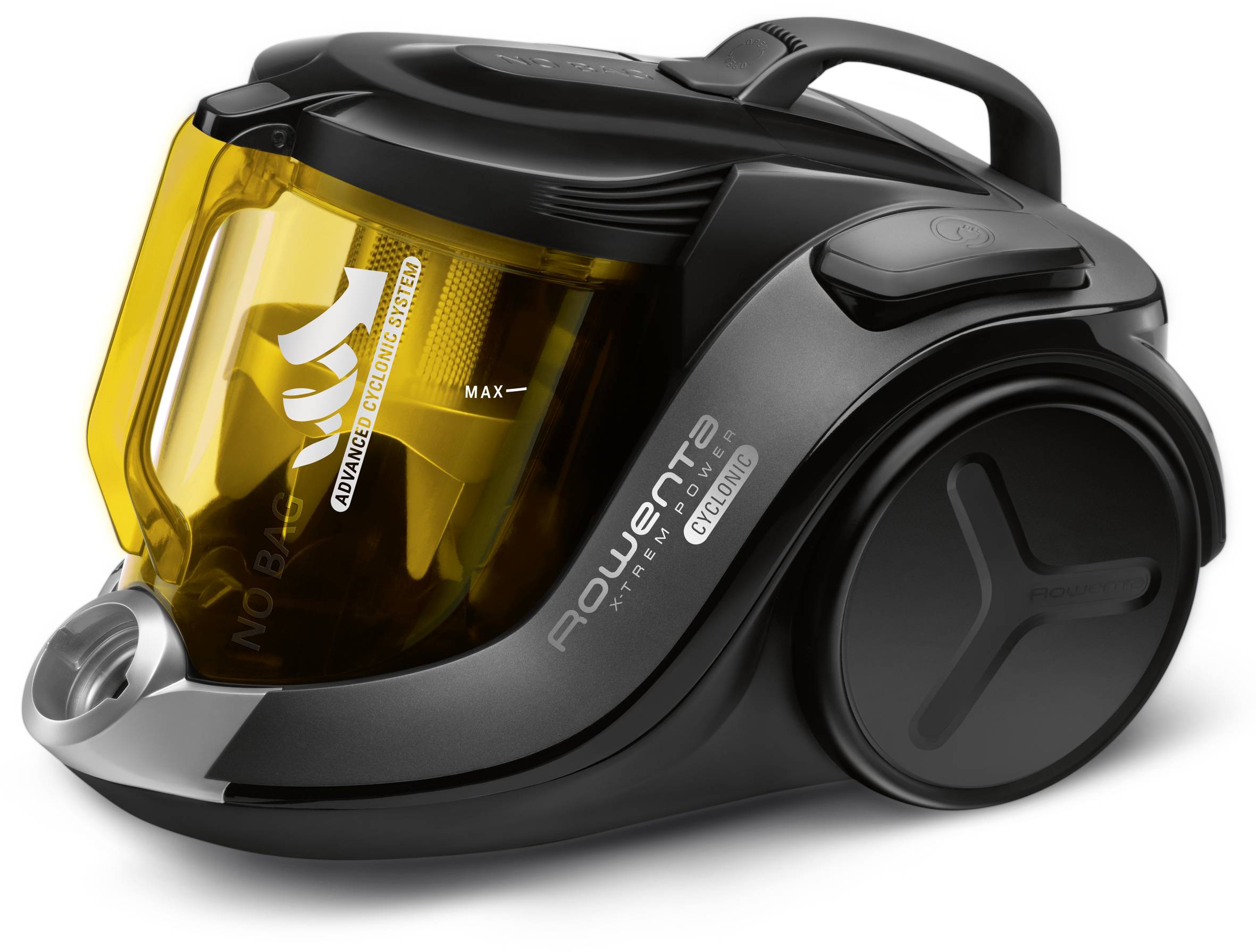 X-TREM POWER CYCLONIC AMARILLO Y NEGRO + 4 ACCESORIOS