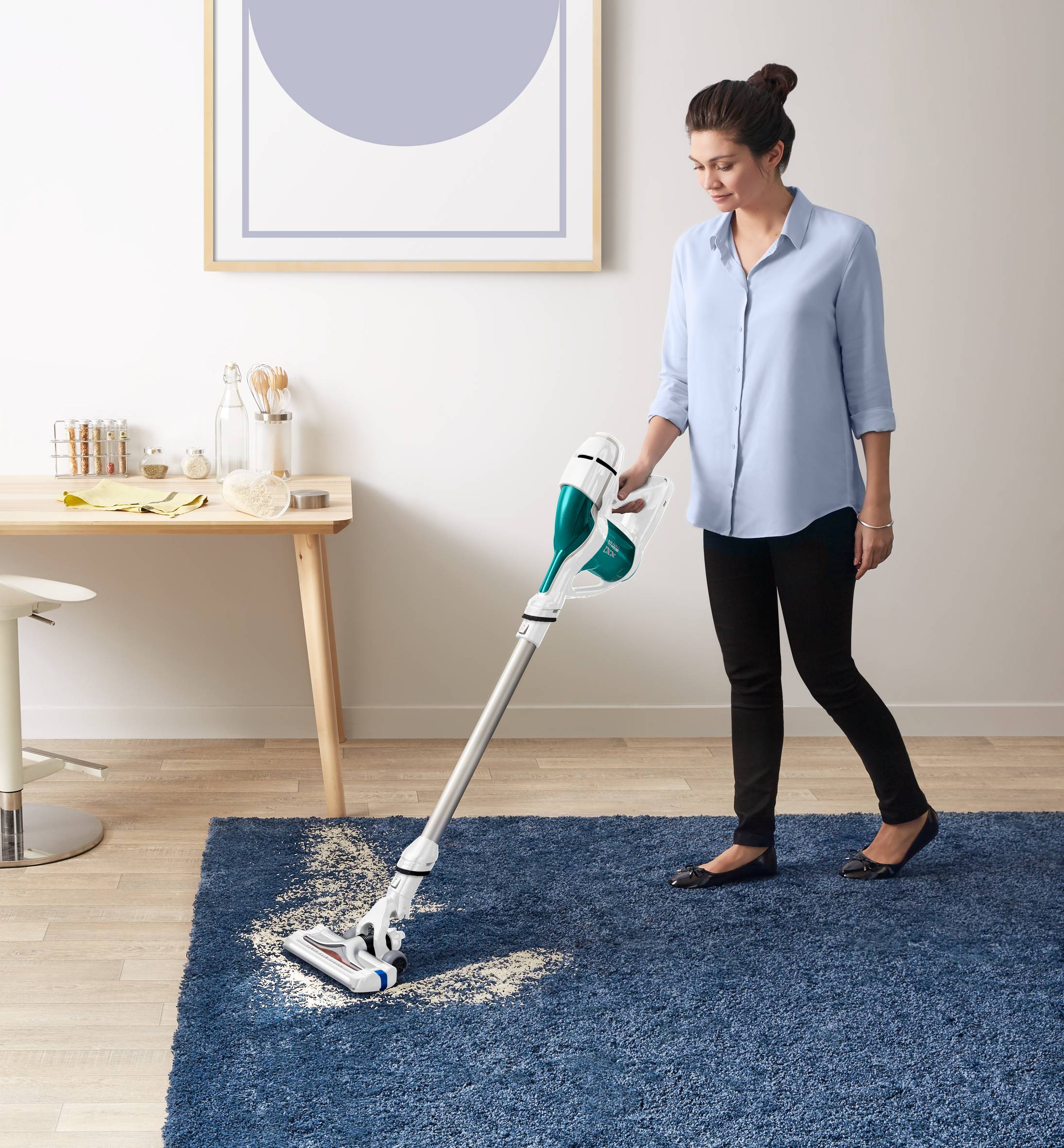 AIR FORCE ALL IN ONE BLANCO Y VERDE + 3 ACCESORIOS