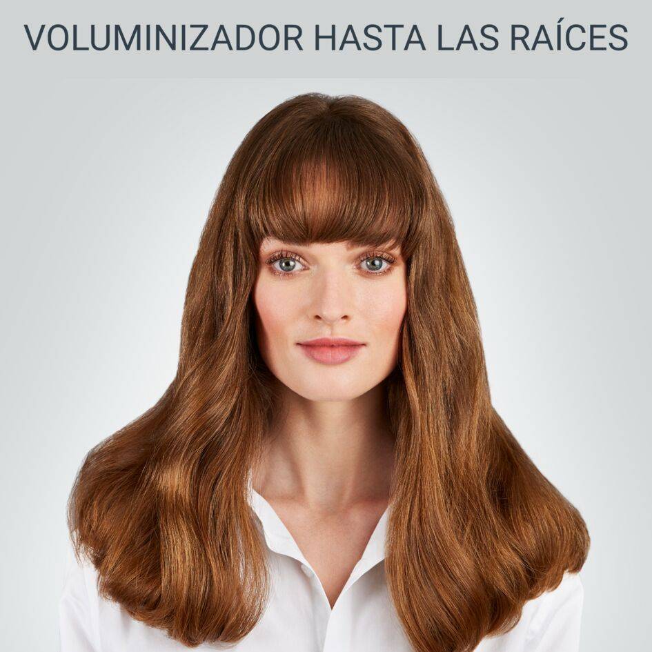 Volumizer, Secador de pelo, Motor híbrido, 2400 Effiwatts, 3D Volume Booster, Blanco