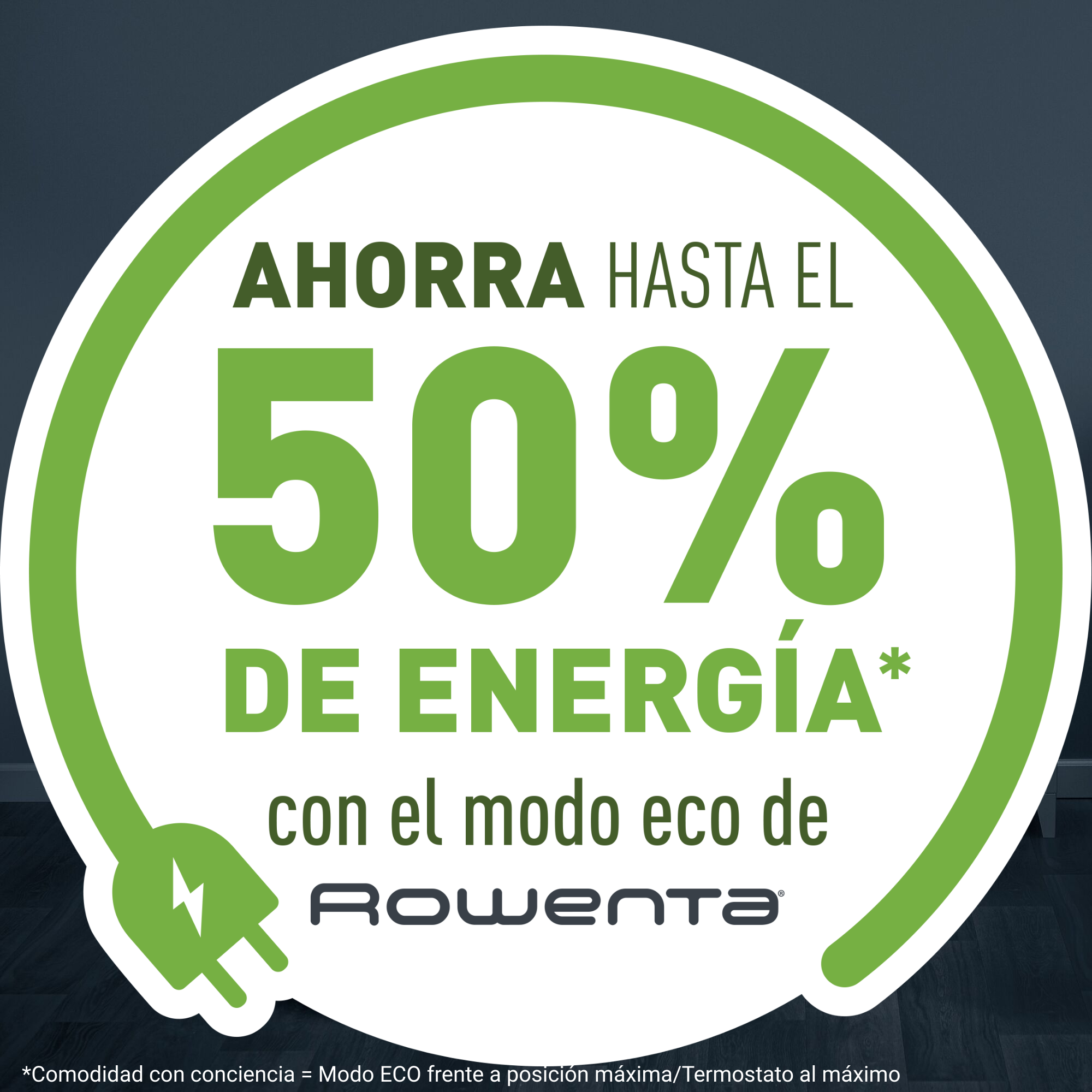 Silence Comfort, Diseño compacto y plano, 2400 W