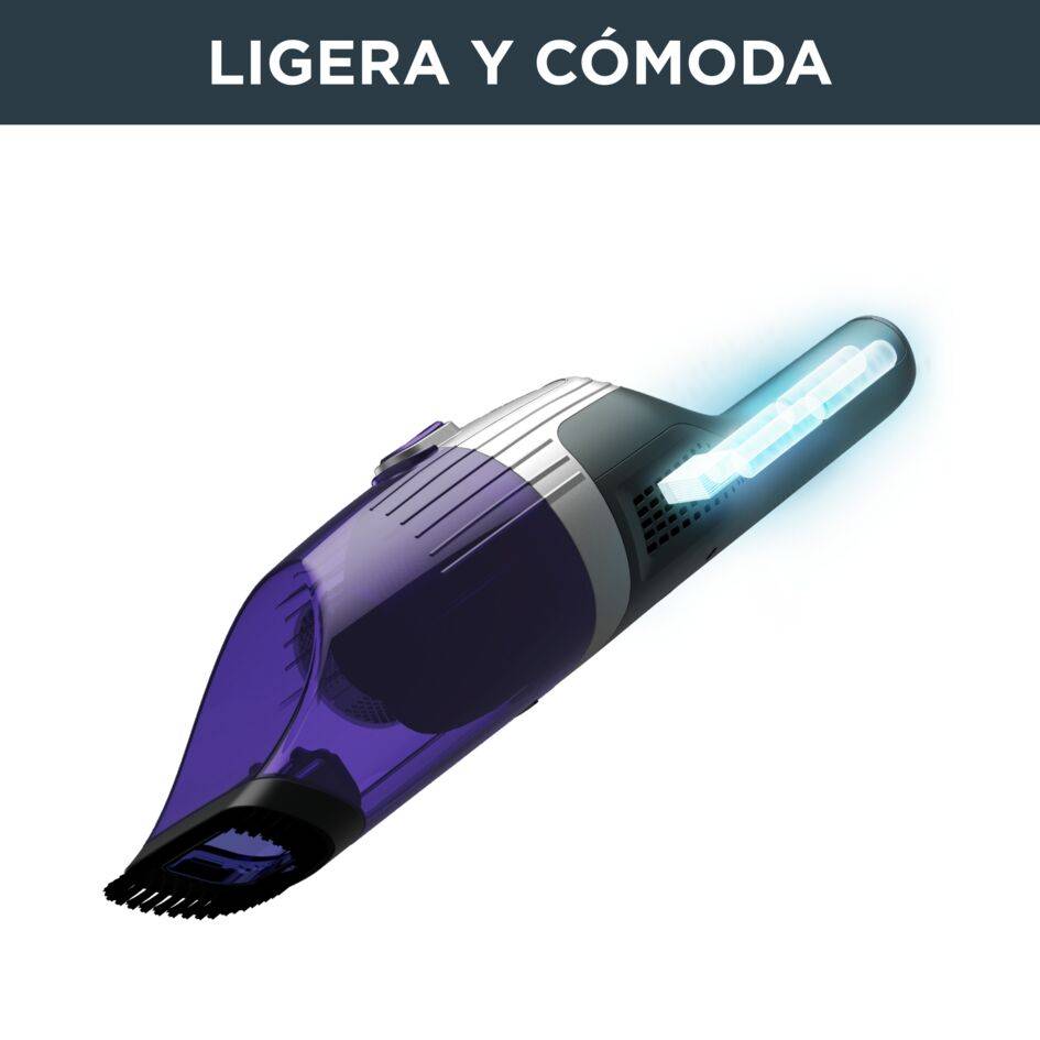 X-Trem Compact 2 en 1, Aspiradora sin cable, Aspiradora de mano, Tecnología Flex, Lila
