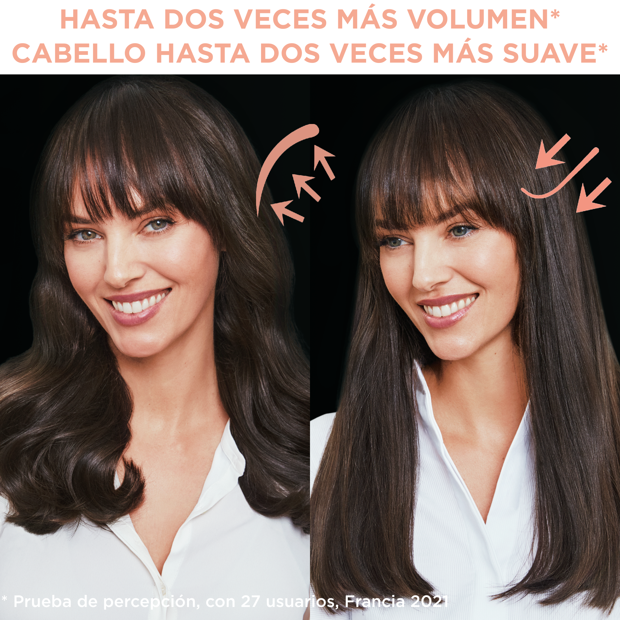 Virtuose Brush Ultimate Experience, Cepillo de aire, 3 cabezales, Rendimiento 2 en 1
