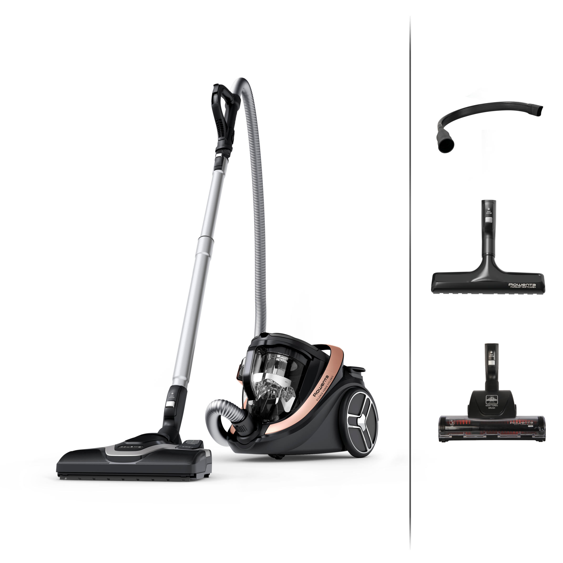 Silence Force Cyclonic Effitech, Aspiradora trineo sin bolsa, Modelo para hogar y coche