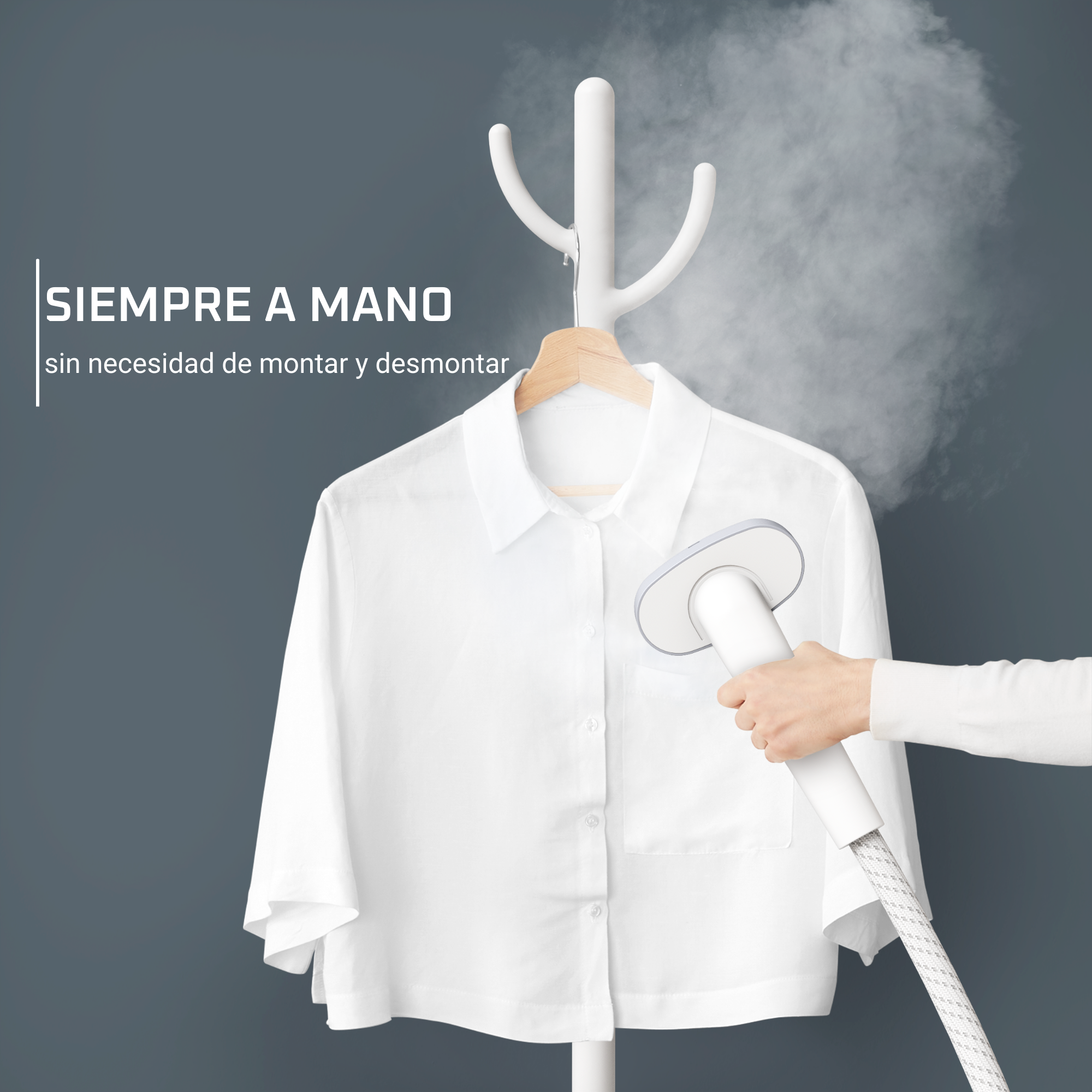 Origin Home, cepillo de vapor de pie