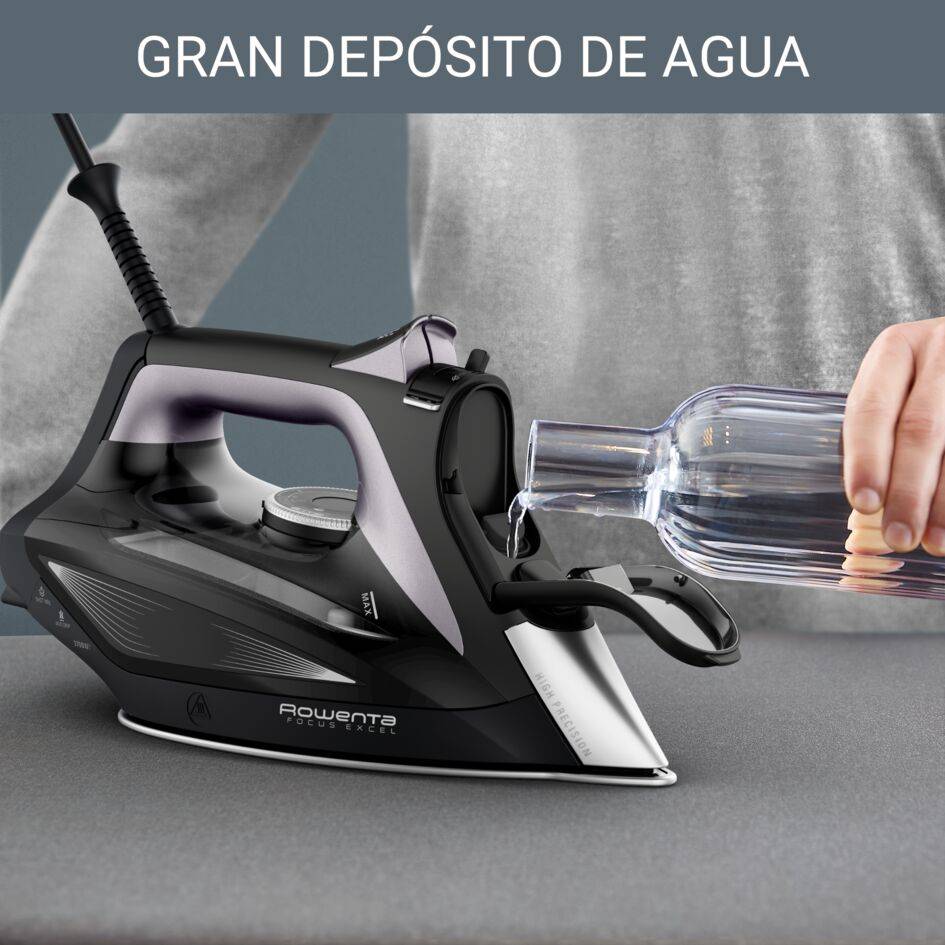 Focus Excel, Plancha de vapor, 2700 W, Golpe de vapor 190 g/min