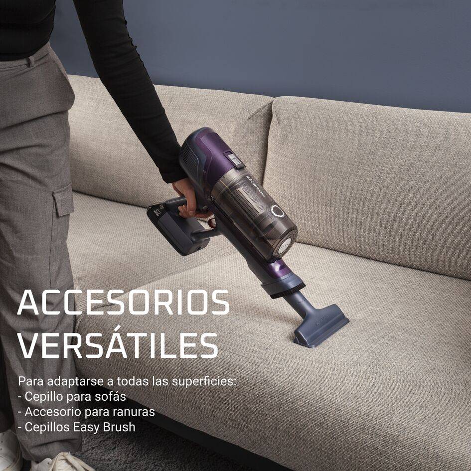 Green Force Cyclonic Effitech de Rowenta, aspiradora sin bolsa, modelo parqué, eficiencia energética, gran autonomía