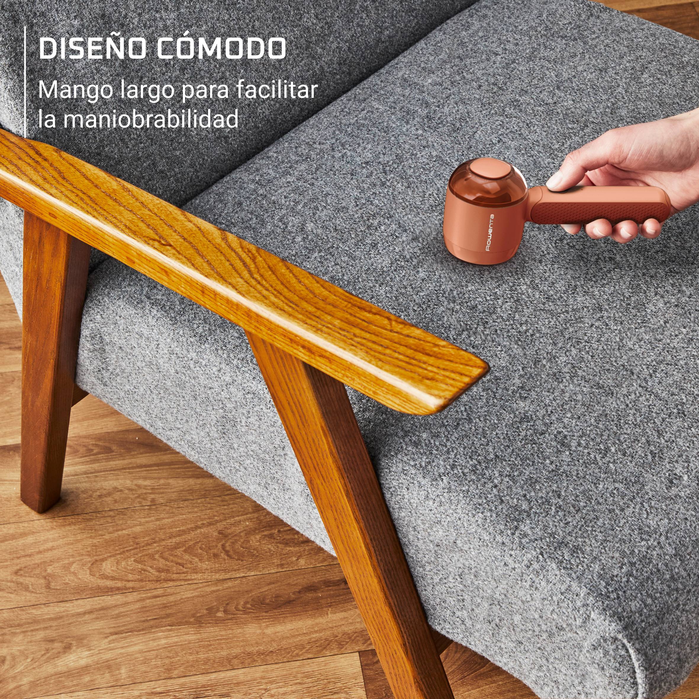 Easy Care de Rowenta, quitapelusas recargable, rejilla de acero inoxidable, rápido y fácil de usar