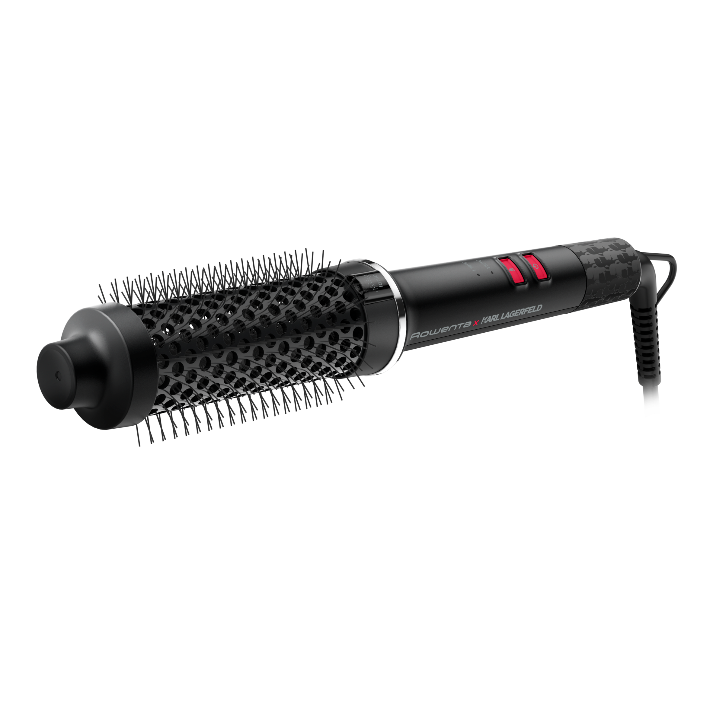 Powerbrush de Rowenta x Karl Lagerfeld, Cepillo térmico, Peinado de calidad de peluquería, 38 mm