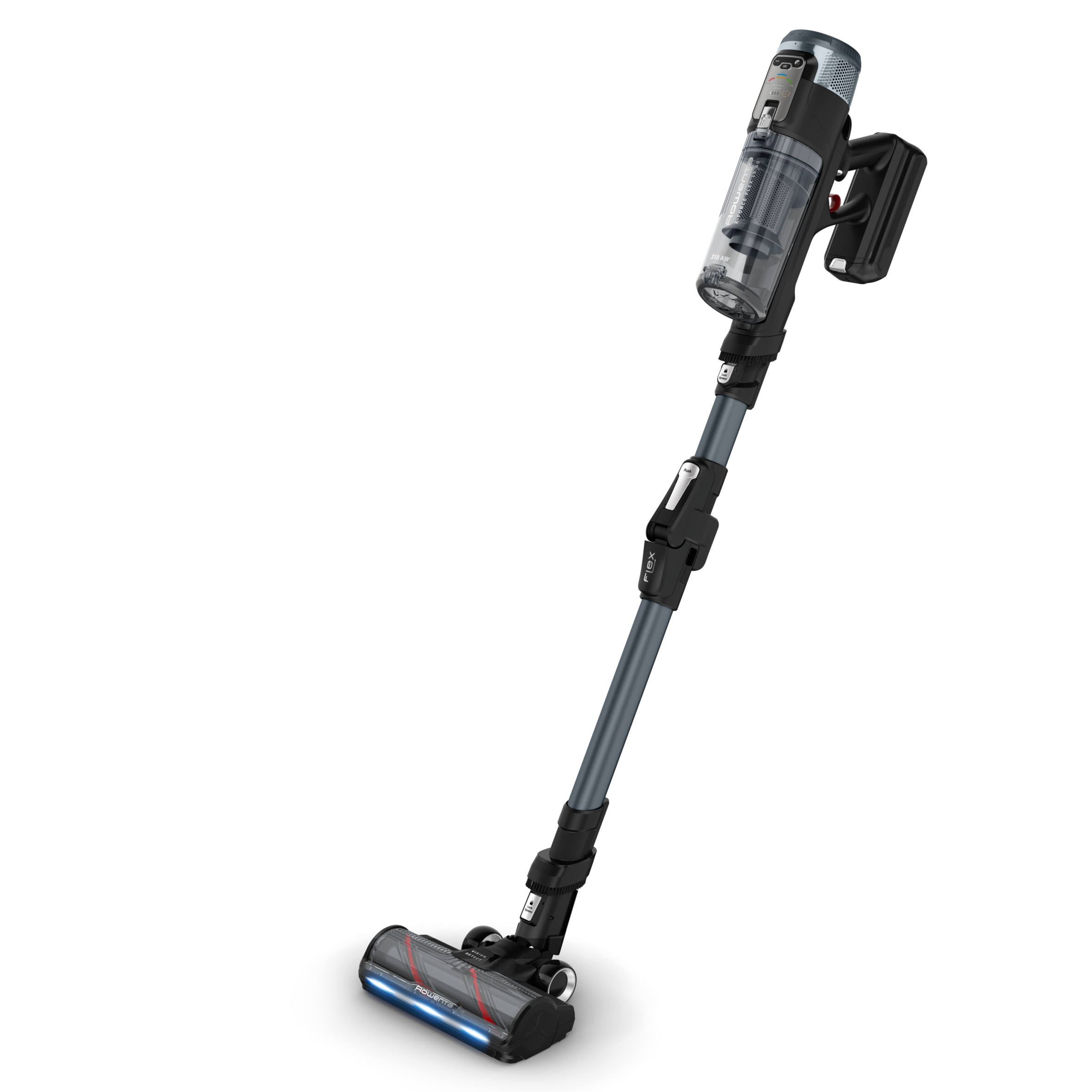 X-Force flex 16.60 de Rowenta, Aspiradora escoba sin cable, aspiración extrema, animal care, gran autonomía, 315 AW