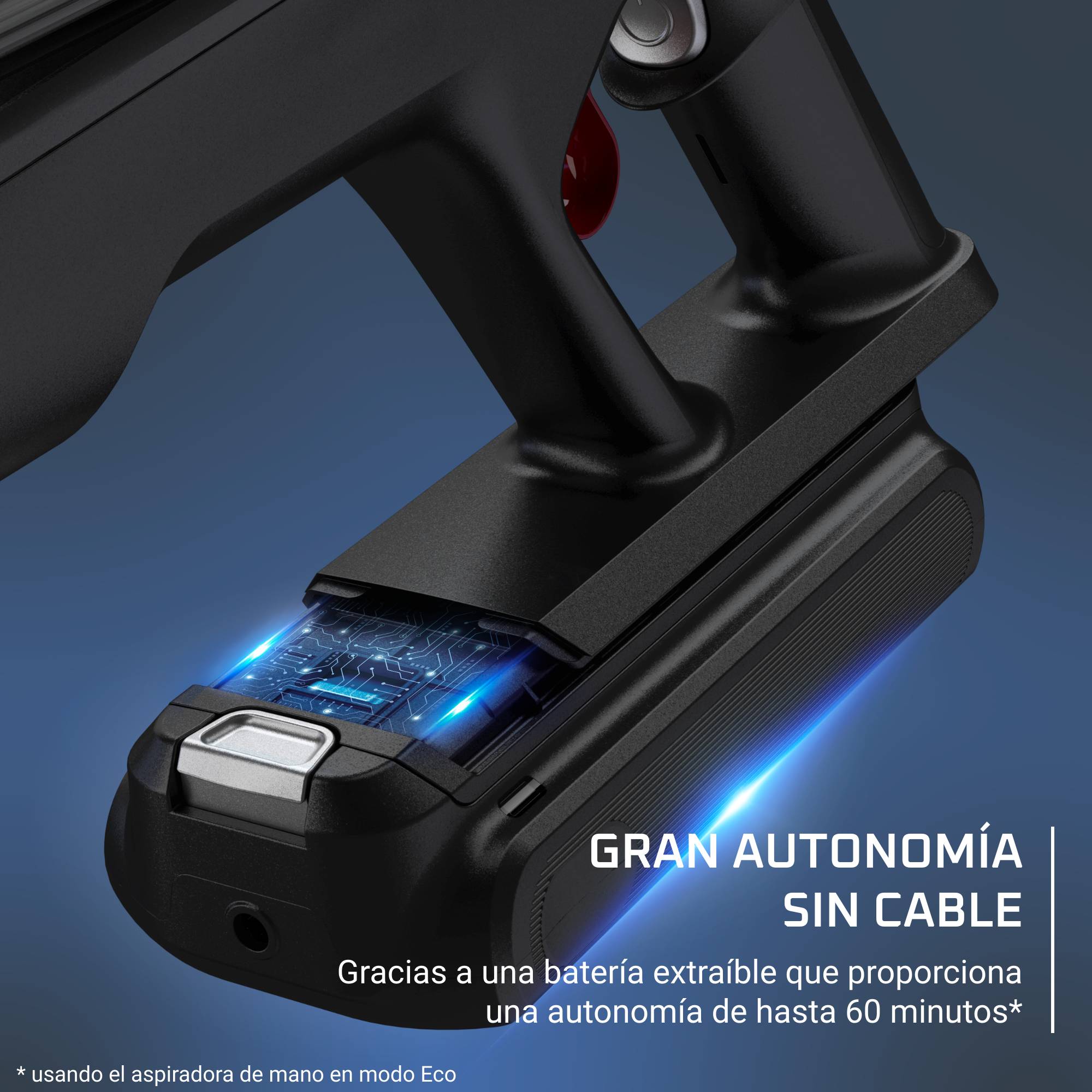 X-Force Flex 12.60 Neo Complete, Aspiradora escoba sin cable, 150 Air Watts, Gran autonomía, 2 cepillos Easy Brush, Pantalla Smart Control, Modelo antialergias