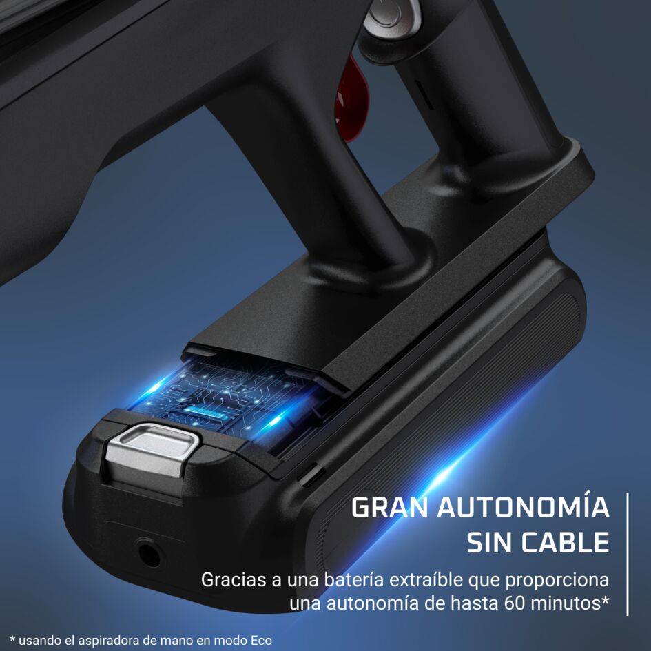 X-Force Flex 12.60 Neo Complete, Aspiradora escoba sin cable, 150&nbsp;Air Watts, Gran autonomía, 2 cepillos Easy Brush, Pantalla Smart Control, Modelo antialergias