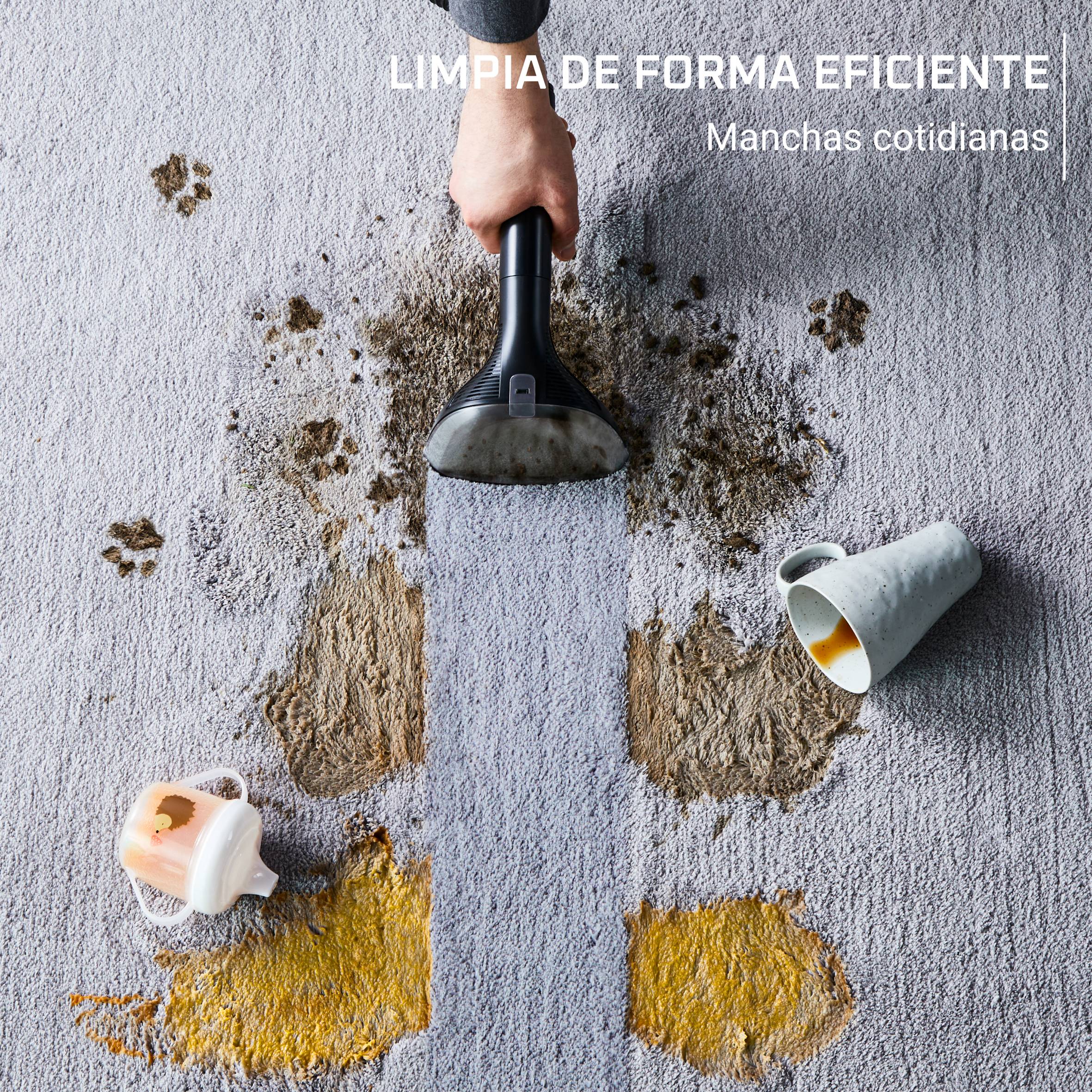 Clean It Compact de Rowenta, Aspirador de tapicerías, Limpieza rápida de derrames y manchas, hasta 11,5 kPa, 400 W, Incluye sistema de autolimpieza