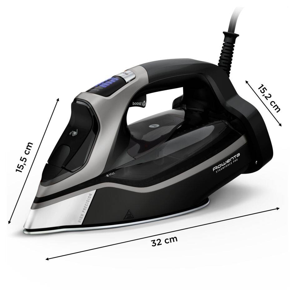 Steamforce Pro, Steam Iron, Steam Station Power, 3200 W, 75 g/minute Cont. Steam, 300 g/min. Steam Boost