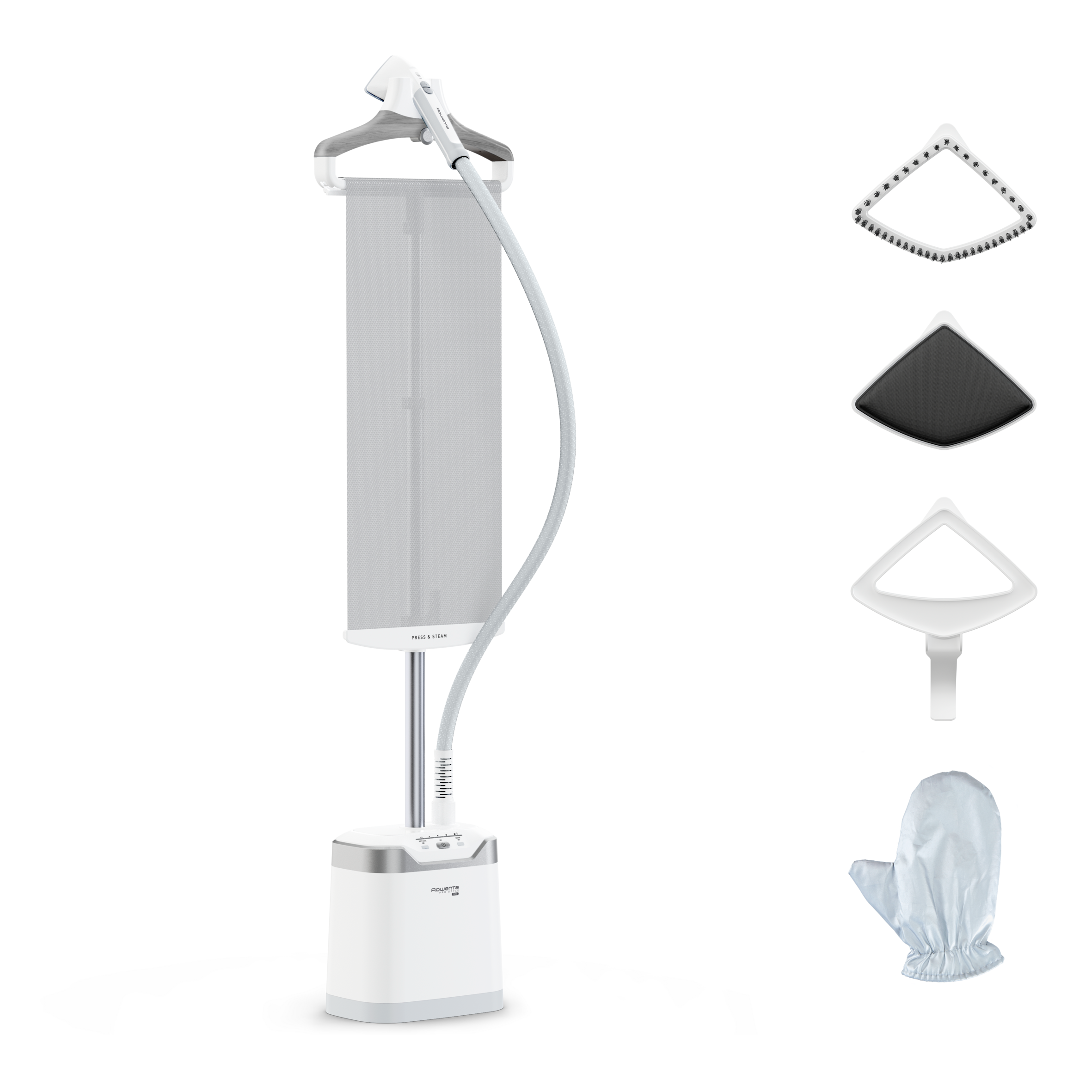 Pro Style Care, Cepillo de vapor de pie, Cabezal XL, Vapor continuo de 42 g/min, 4 ajustes