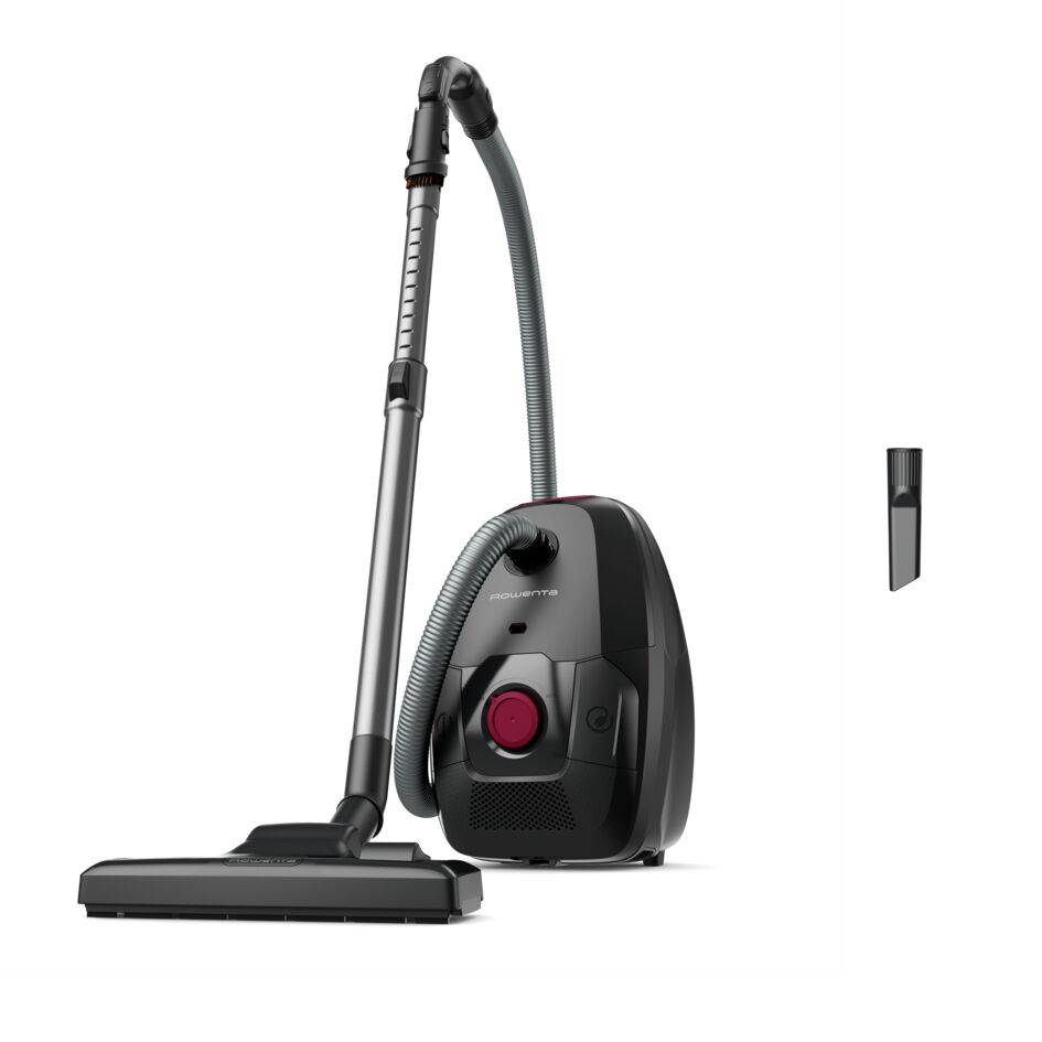 Green Force Max de Rowenta, Aspiradora con bolsa, Filtración HEPA, Bajo consumo, 900 W, Diseño Eco