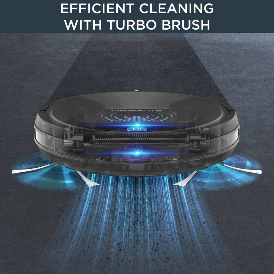  X-Plorer Serie 45 de Rowenta,&nbsp;cepillo motorizado activo, 3 modos de navegación, sistema de fregado Aqua Power, sensores avanzados, batería de litio duradera de hasta 150 min