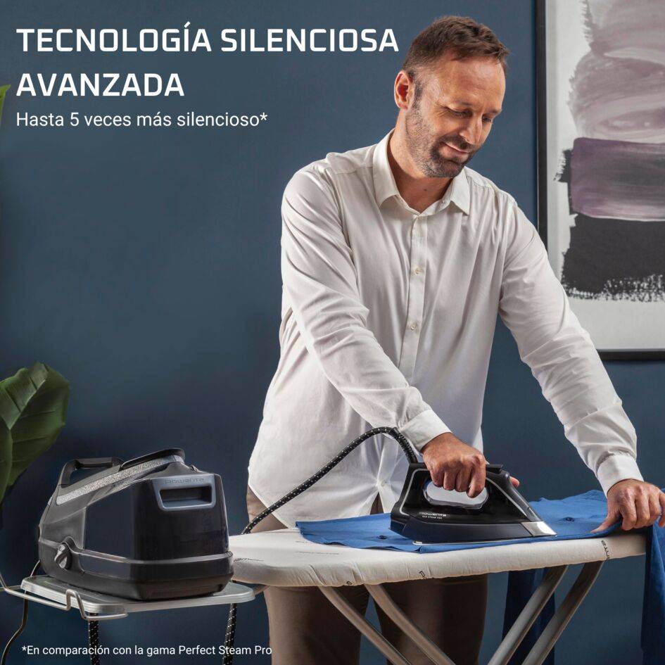 Eco Steam Pro, Centro de planchado,7,8 bares, golpe de 580 g/min, modo Eco