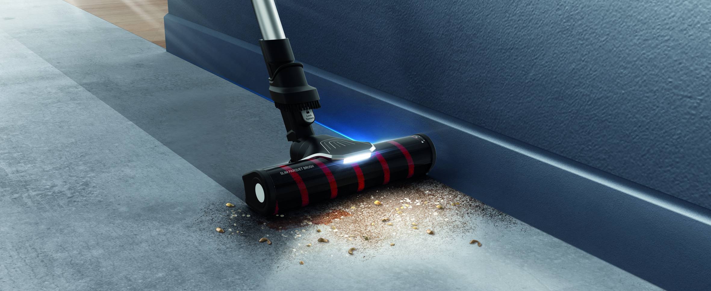 Cepillo de parquet delgado ZR045010 para X-FORCE Flex 9.61