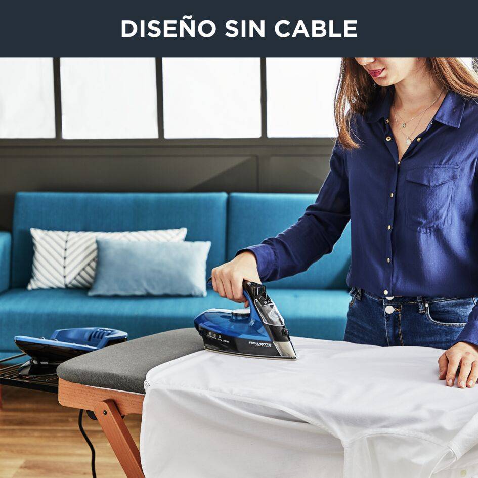 Freemove, Plancha de vapor sin cable, 2400 W, Apagado automático, Diseño ergonómico