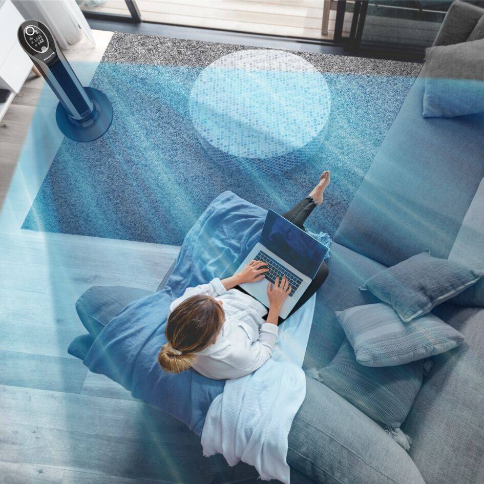 Eole Infinite, Ventilador de torre, Oscilación de 180º, Mando a distancia