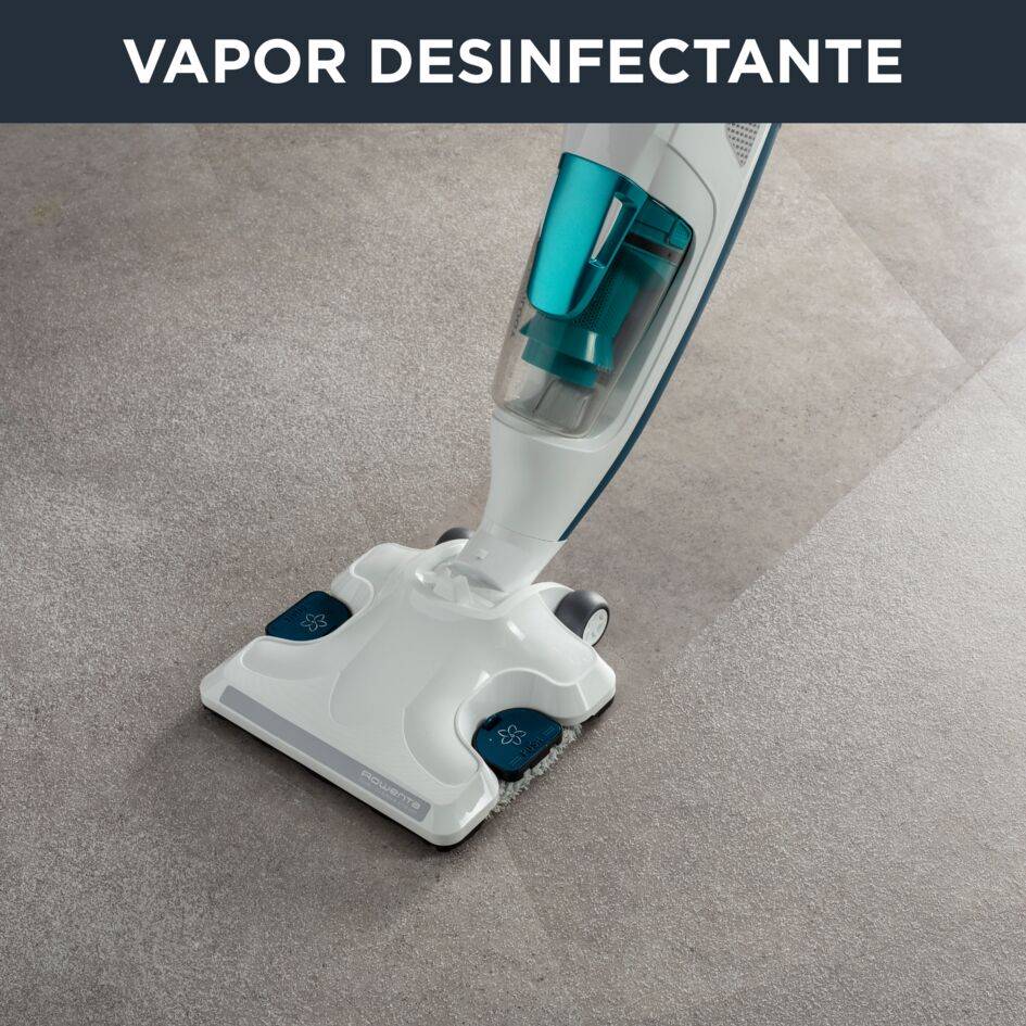 Clean & Steam Revolution, Aspiradora con limpieza a vapor con cable, Desinfecta