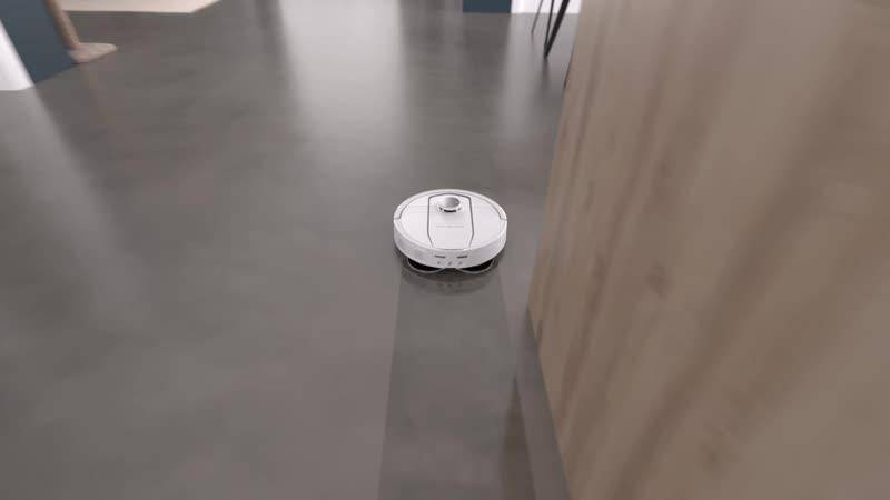 X-Plorer Serie 580 Max de Rowenta, Robot aspirador, lavado y secado automáticos de mopas, estación de vaciado automático de la suciedad, navegación inteligente