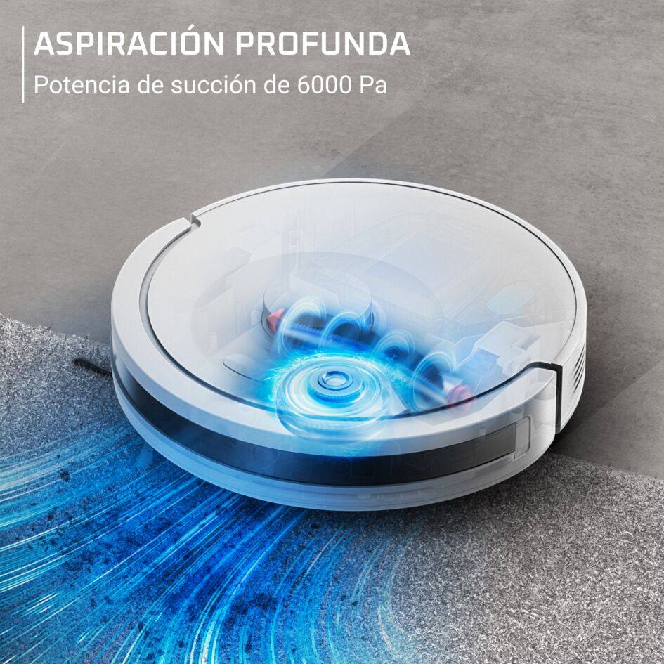 X-Plorer Serie 90 de Rowenta, Aspiradora Robot, Succión Potente, Navegación Inteligente, Modelo para Mascotas y Alergias
