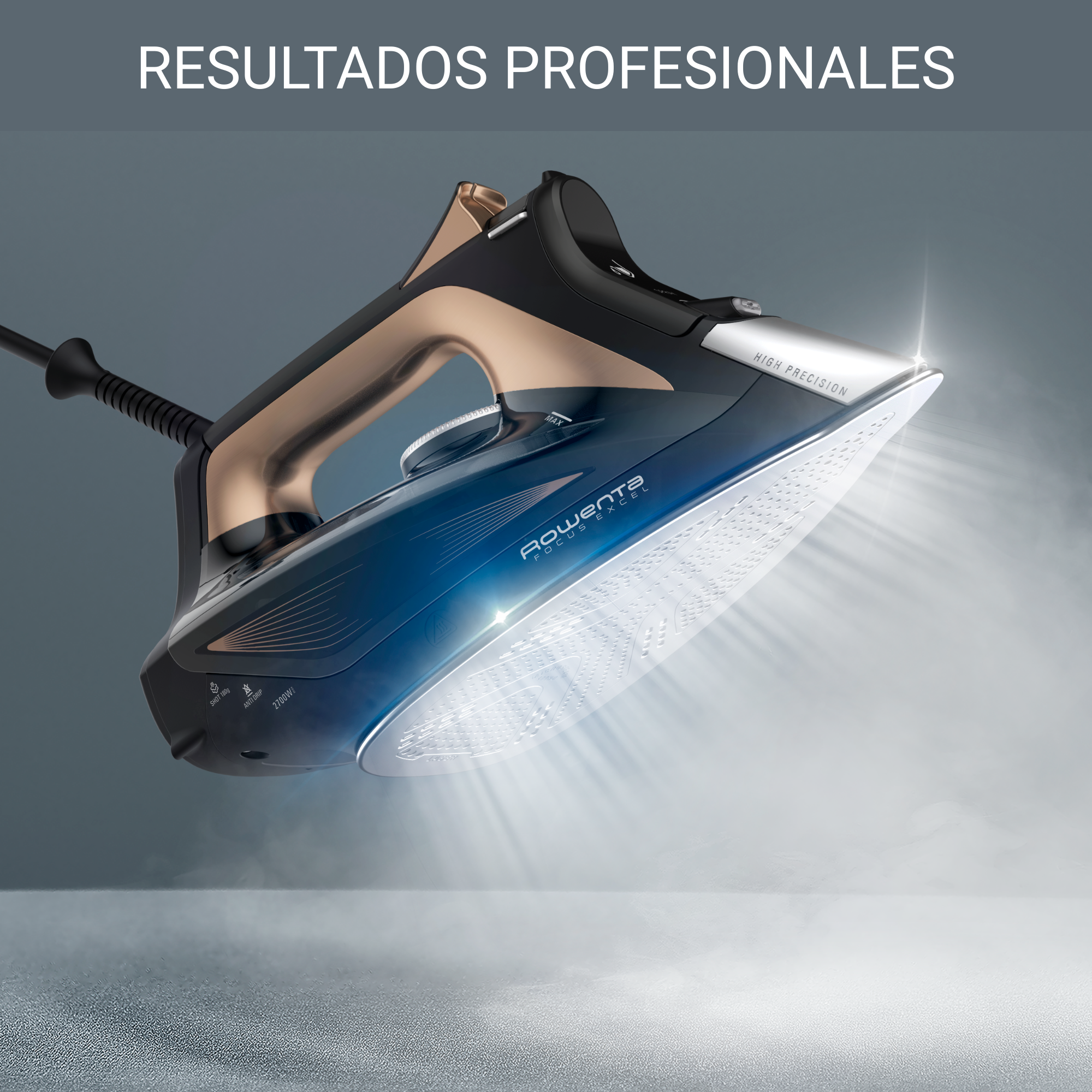 Focus Excel, plancha de vapor