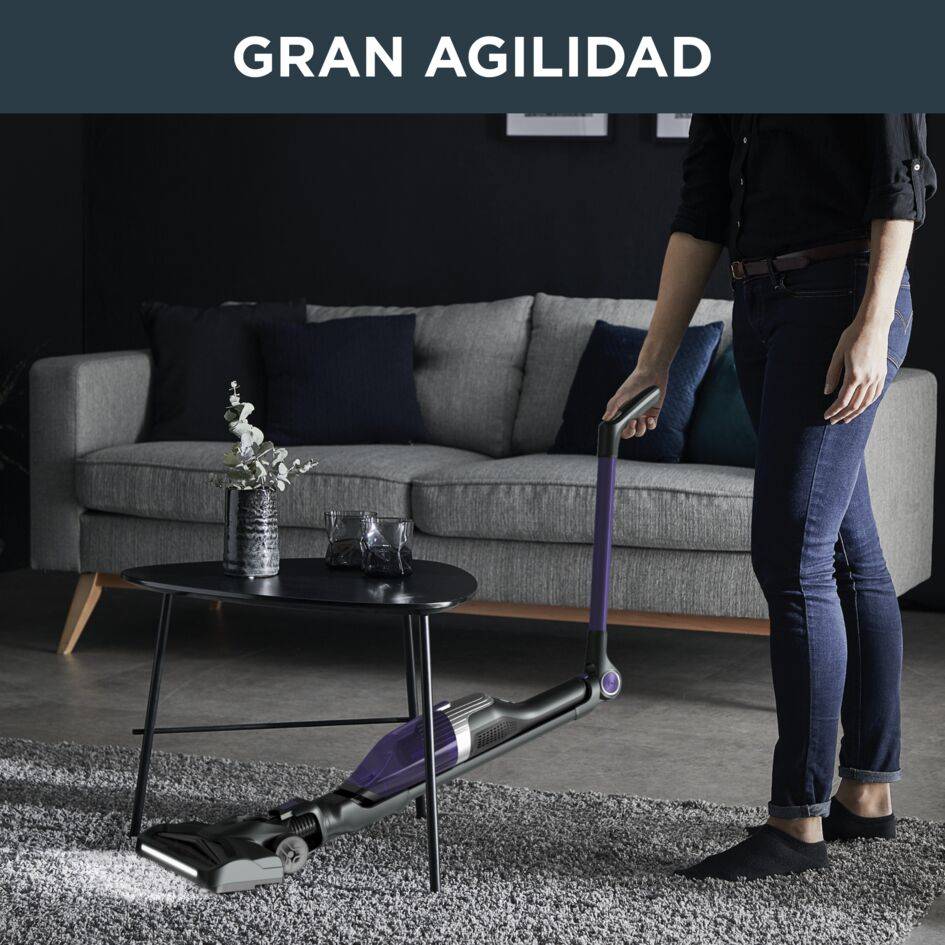 X-Trem Compact 2 en 1, Aspiradora sin cable, Aspiradora de mano, Tecnología Flex, Lila