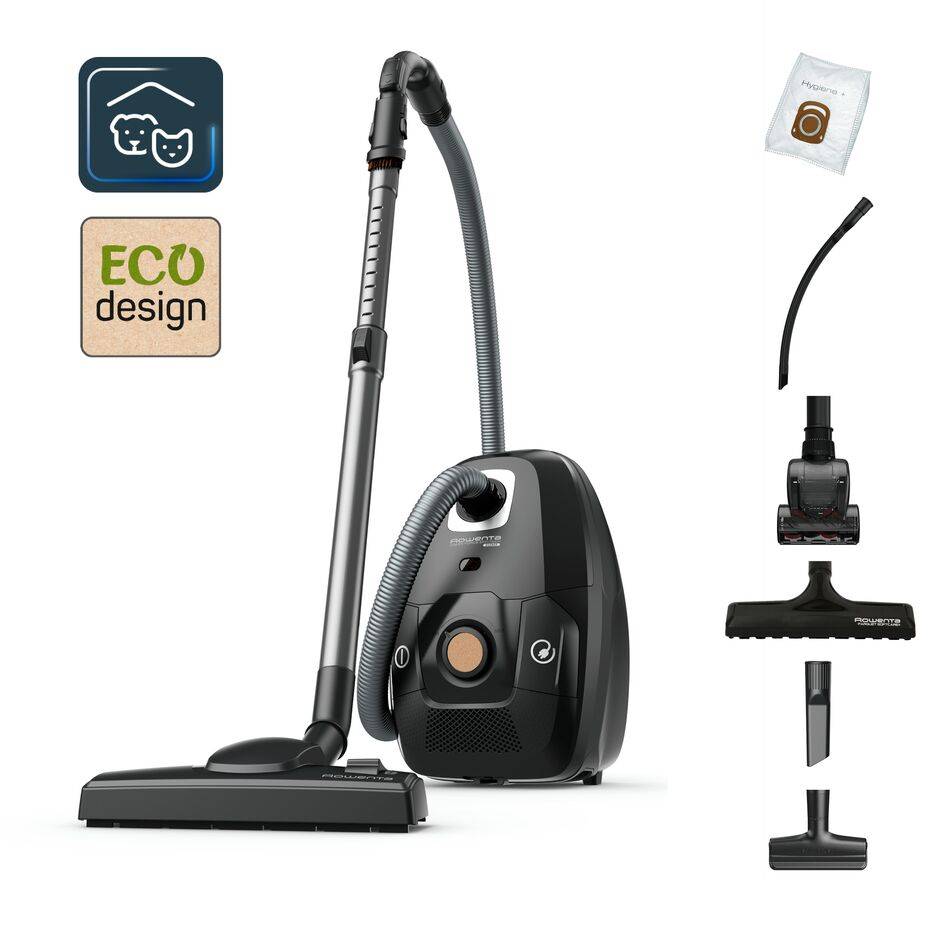 Green Force Effitech®, Aspiradora con bolsa, Animal Care, Motor Effitech de bajo consumo