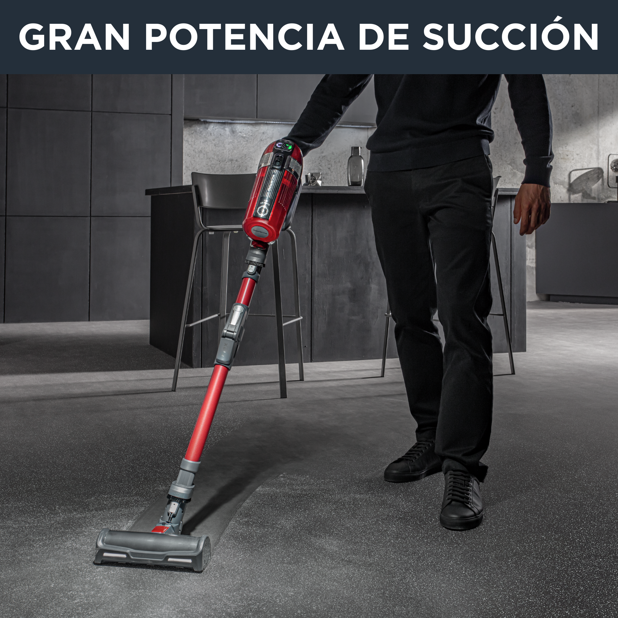 X-Force Flex 11.60 Animal Care de Rowenta, Aspiradora Escoba Sin Cable, Potencia de hasta 130 airwatts, 45 minutos de Autonomía, Batería Extraíble de 25,2 V,