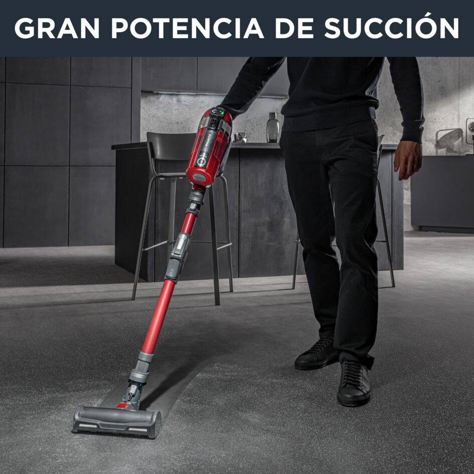 X-Force Flex 11.60 Animal Care de Rowenta, Aspiradora Escoba Sin Cable, Potencia de hasta 130 airwatts, 45 minutos de Autonomía, Batería Extraíble de 25,2 V,