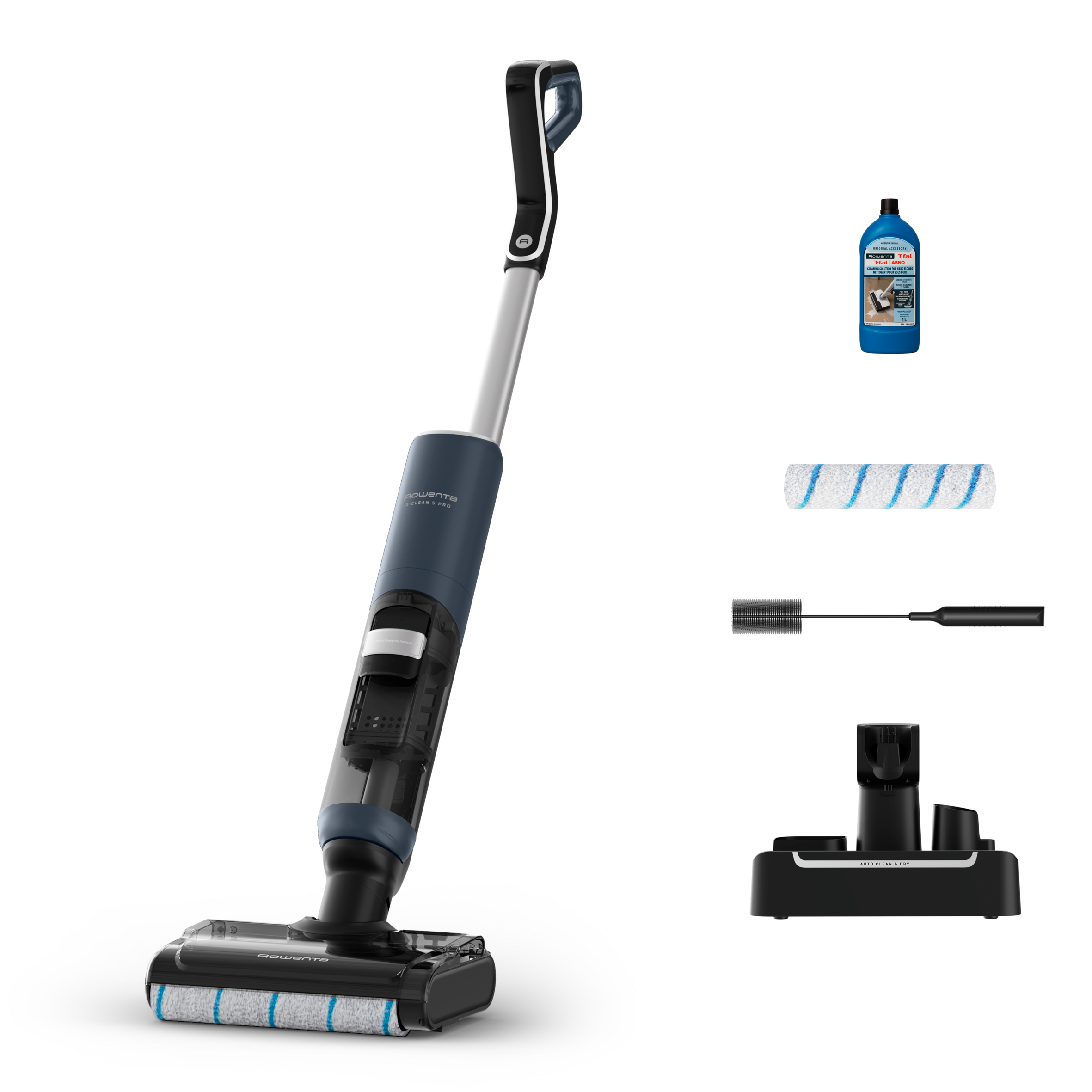 X-Clean 5 Pro de Rowenta, Aspirador Húmedo Y Seco 2 En 1, Modo De Detección Automática, Limpieza En Profundidad, Mantenimiento Sencillo