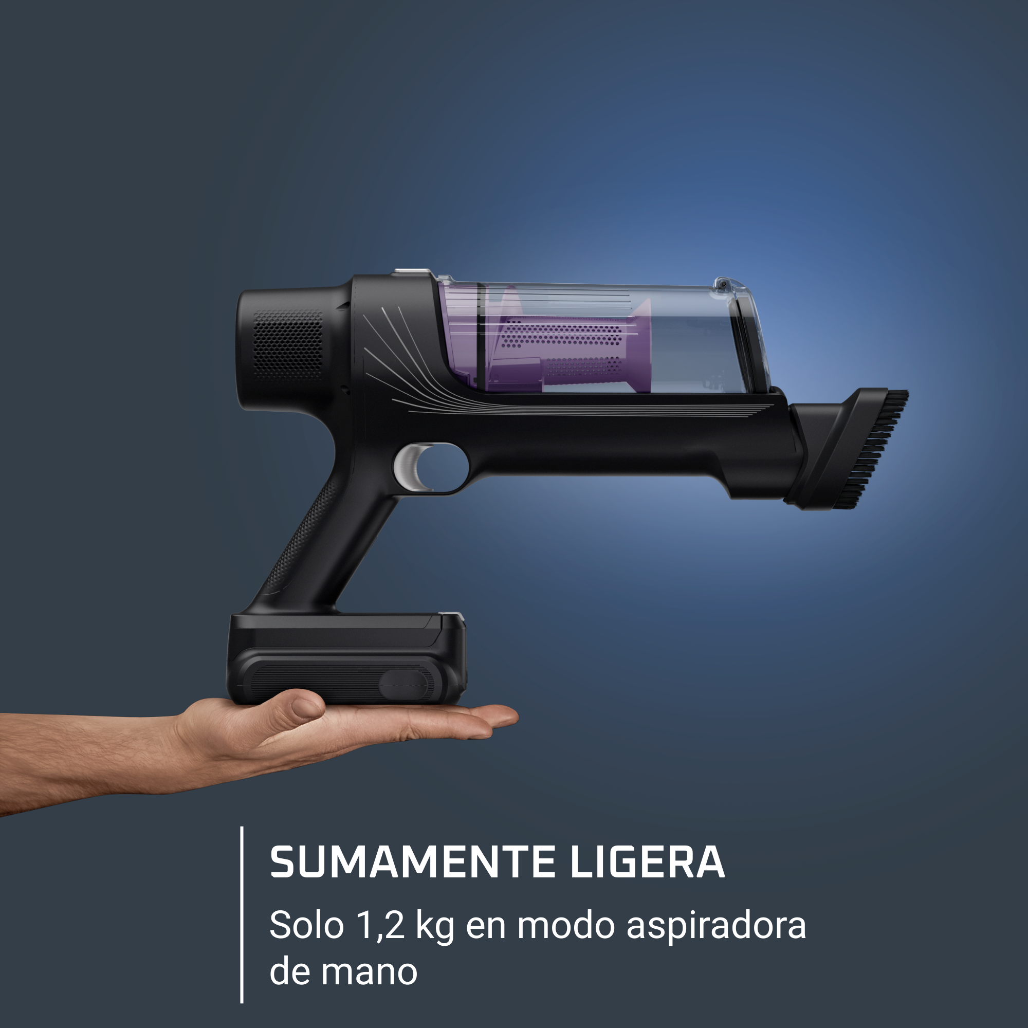 X-Pert 7.60, Aspiradora sin cable, 140 W, Muy ligera, 45 min de autonomía