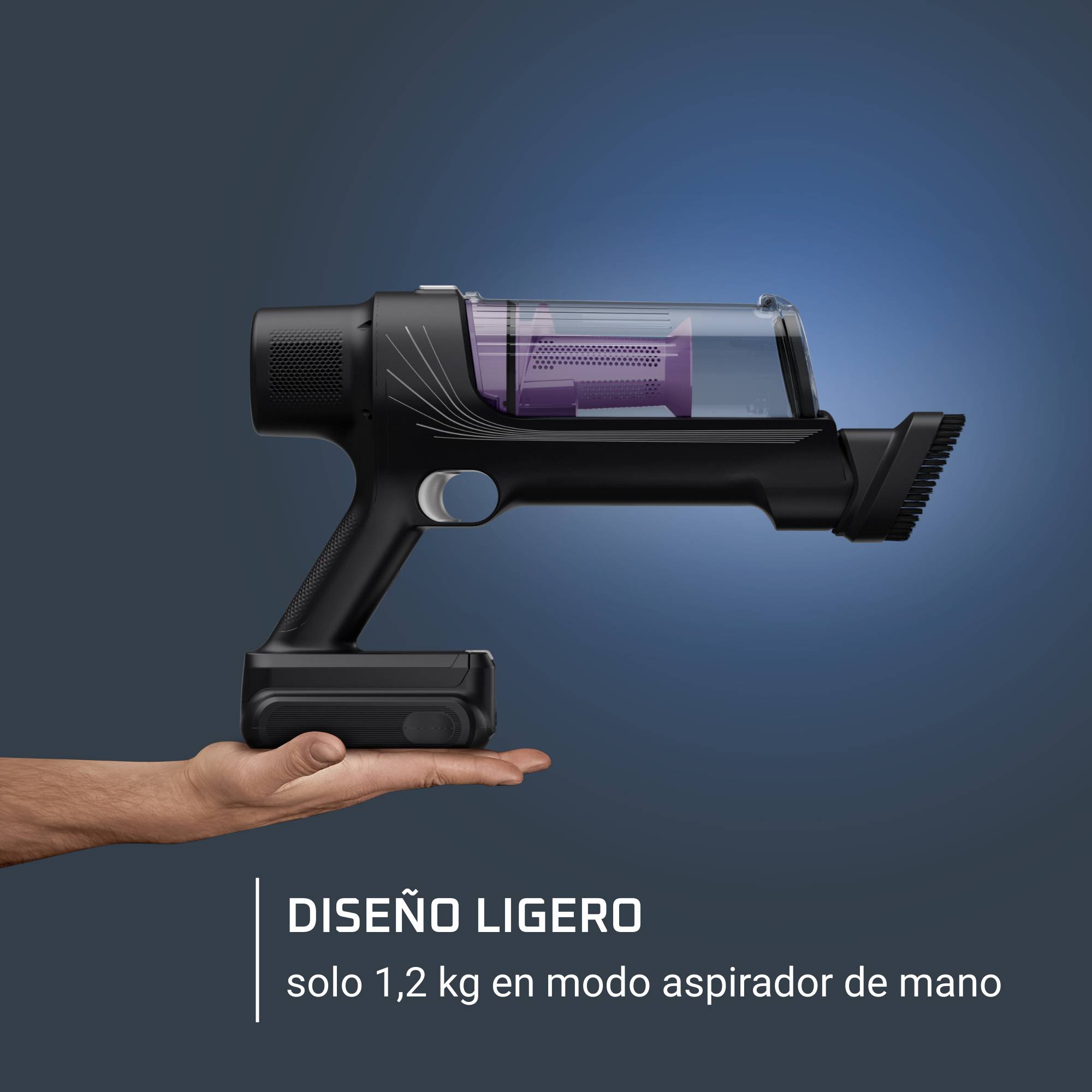 X-Pert 7.60, Aspiradora sin cable, 140 W, Muy ligera, 45 min de autonomía