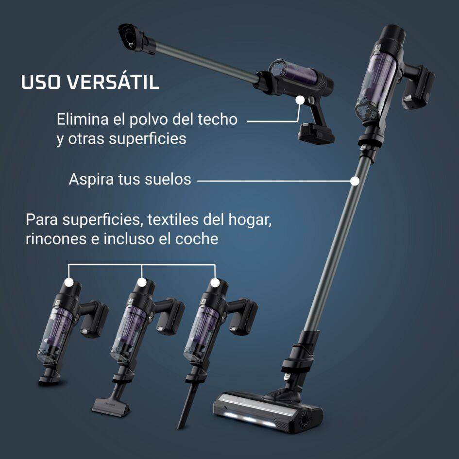 X-Pert 7.60, Aspiradora sin cable, 140 W, Muy ligera, 45 min de autonomía