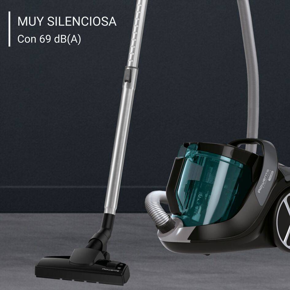 Silence Force Cyclonic, Aspiradora sin bolsa, Motor Effitech, Bajo Consumo, 2,5 L