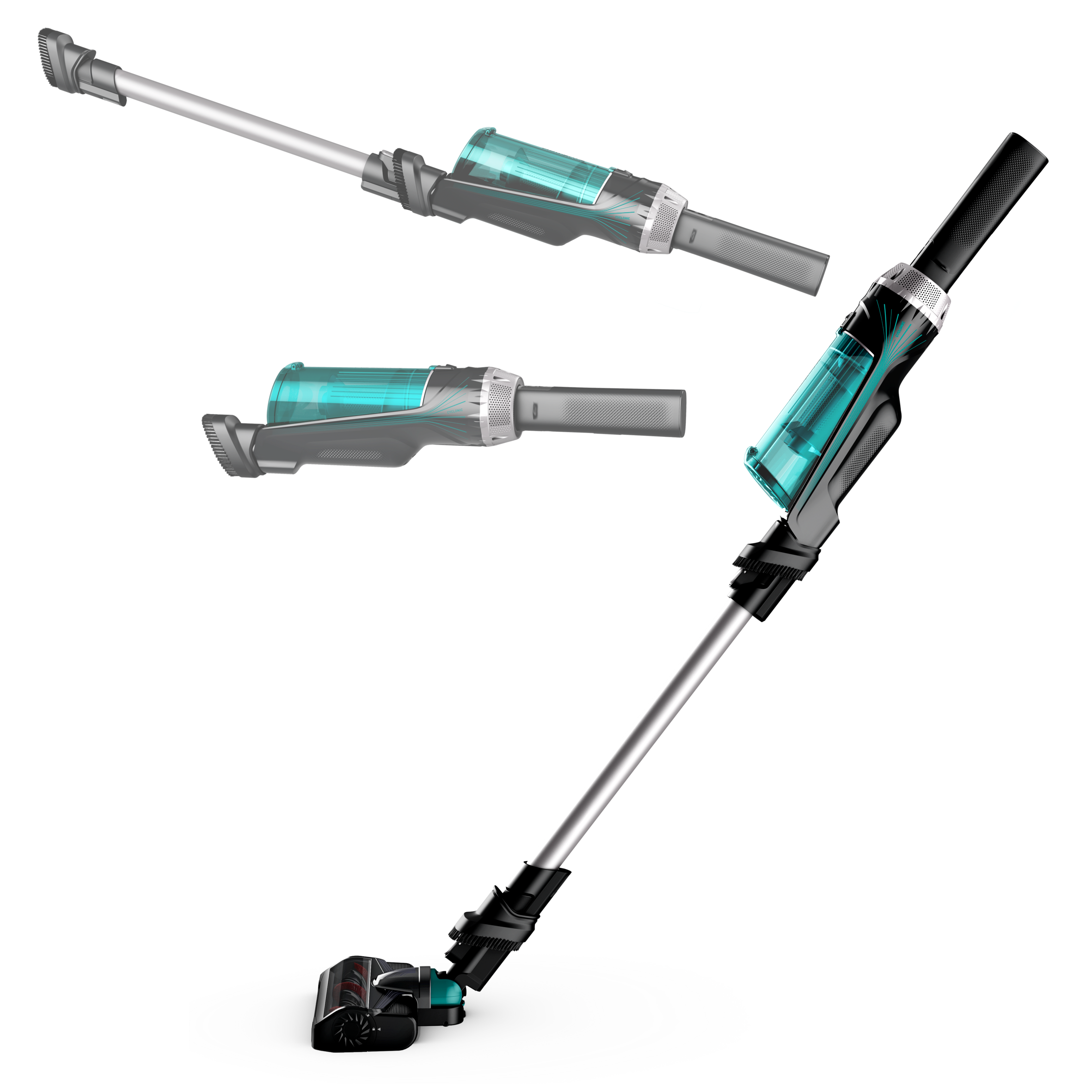 X-Nano de Rowenta, Aspiradora escoba sin cable, extremadamente ligera, aspiradora de mano de 1 Kg, limpieza todo en uno convertible, diseño compacto,&nbsp;autonomía de 40 minutos, base de carga, RH1127WO